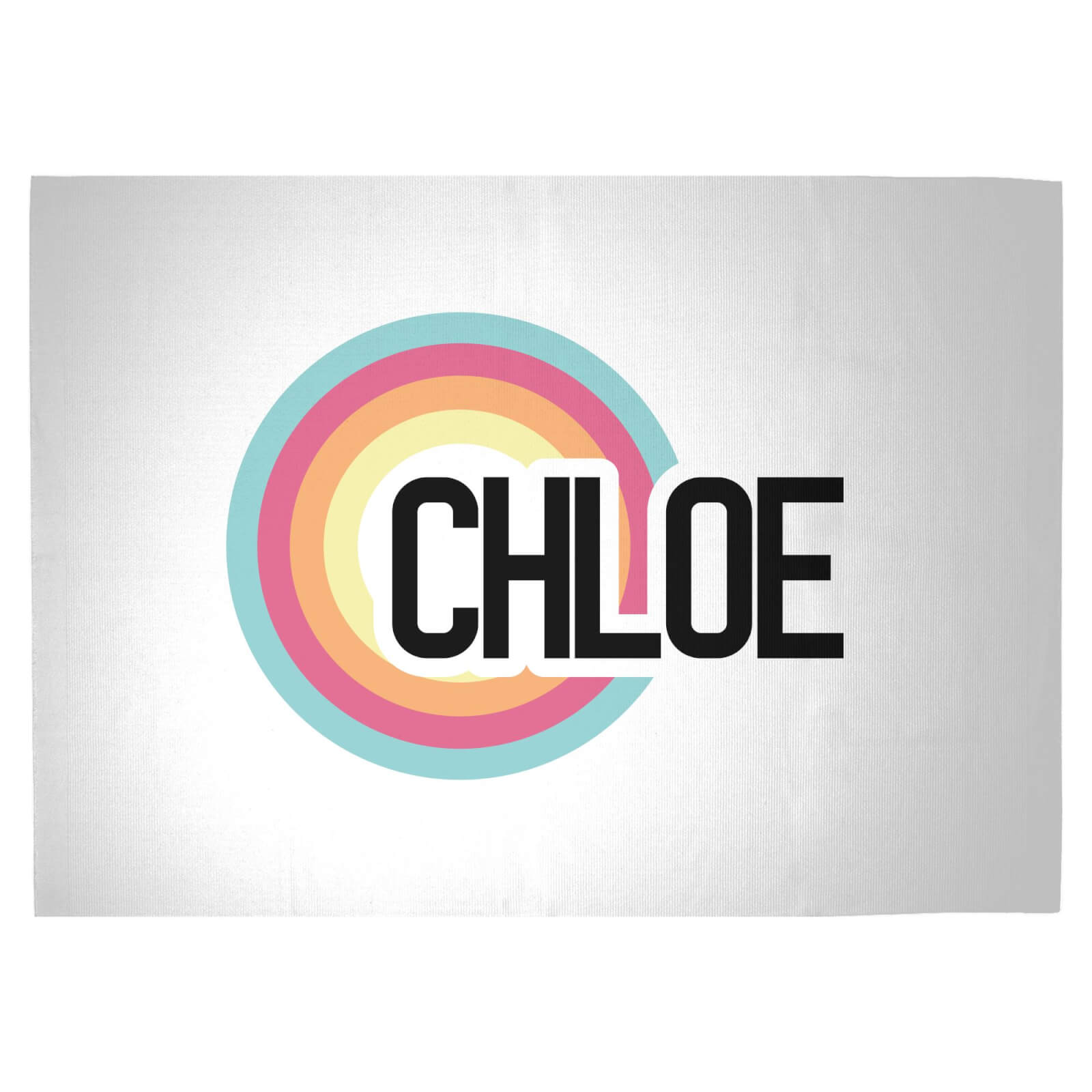 Chloe Rainbow Woven Rug - Large