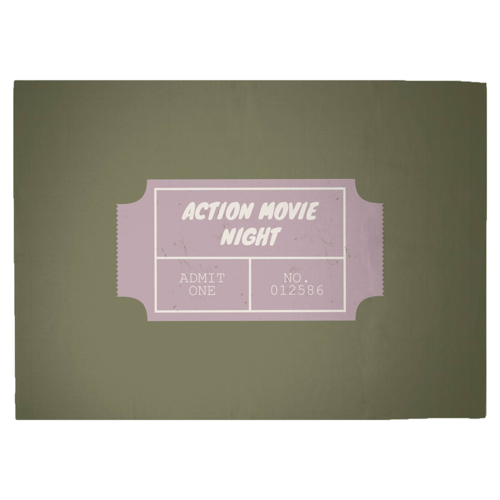 Action Movie Night Woven Rug - Large