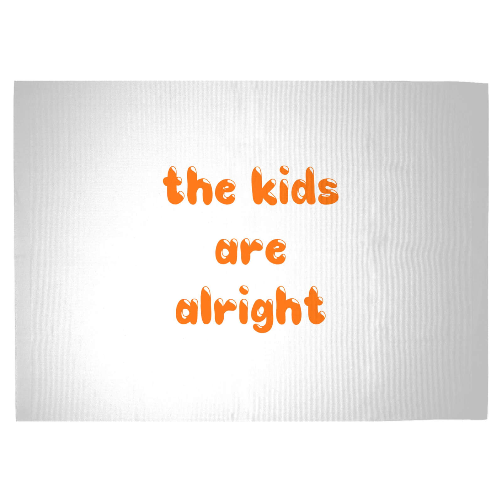 The Kids Are Alright Woven Rug - Large