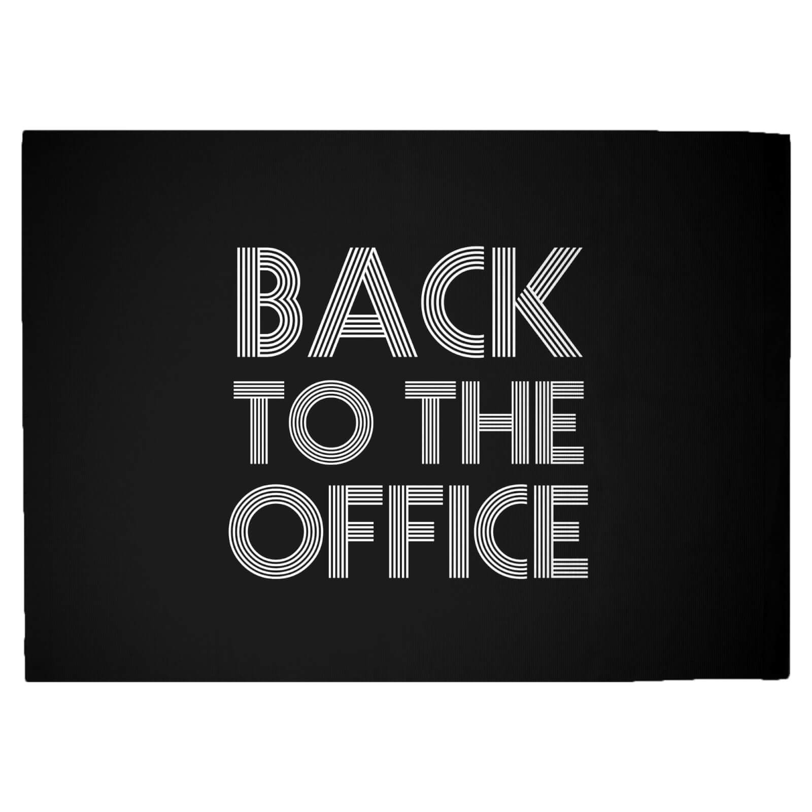 Back To The Office Woven Rug - Large