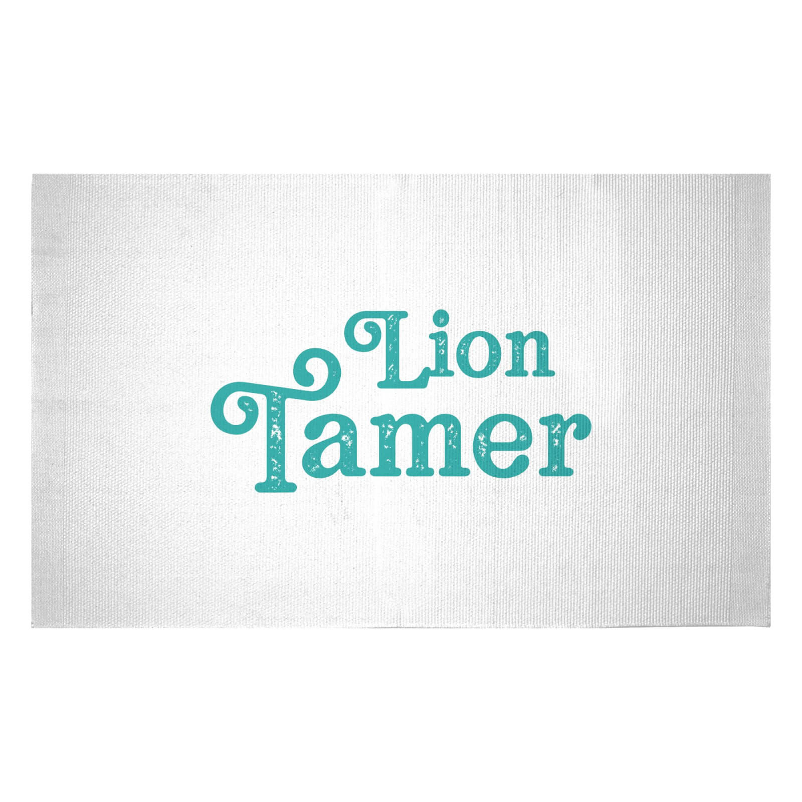 Lion Tamer Woven Rug - Small