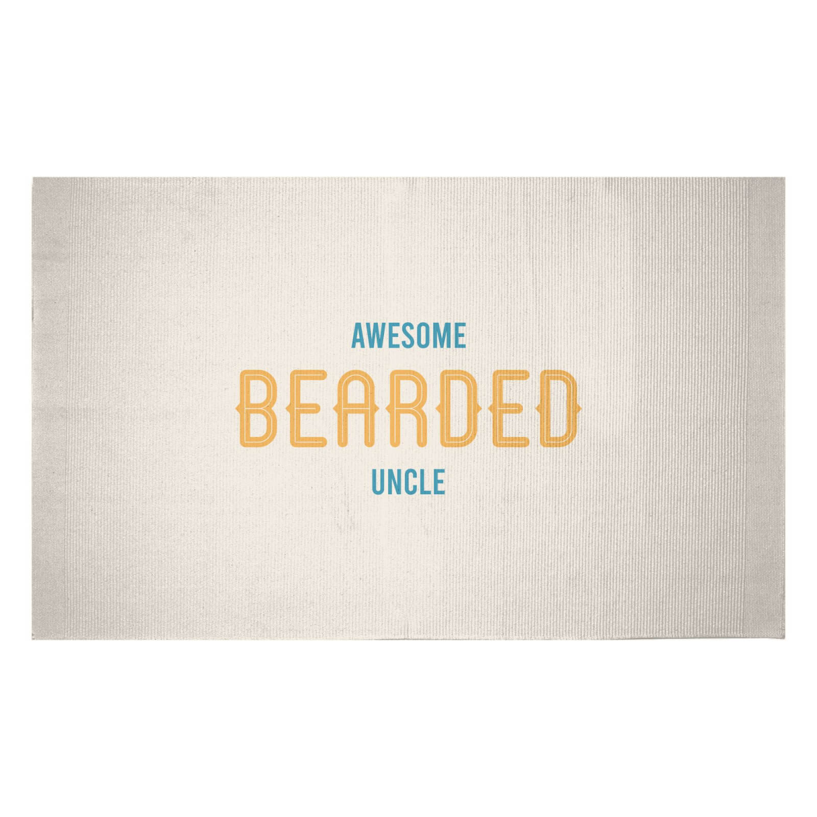 Awesome Bearded Uncle Woven Rug - Small