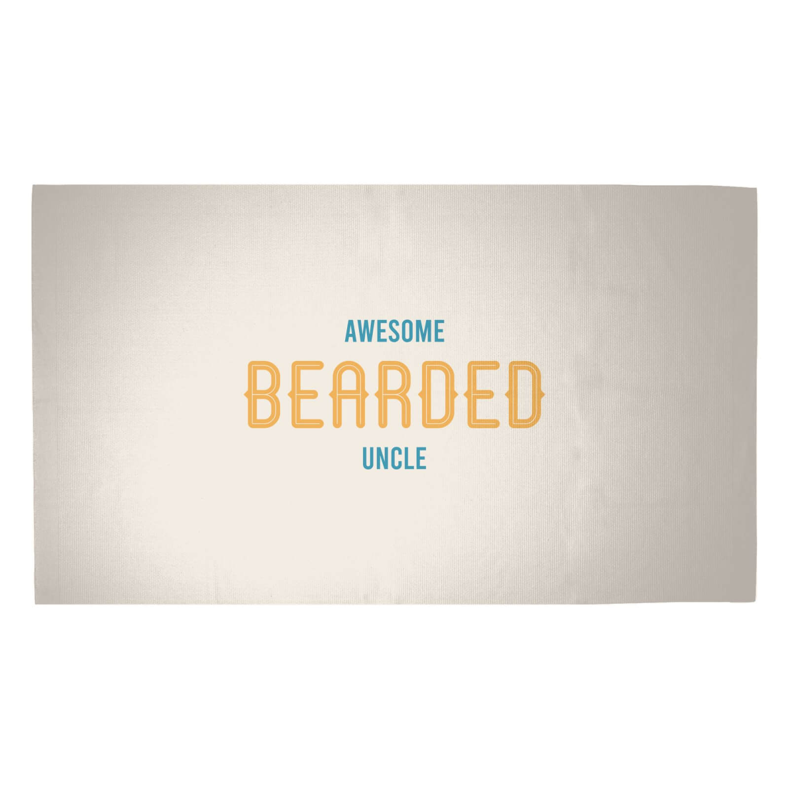 Awesome Bearded Uncle Woven Rug - Medium