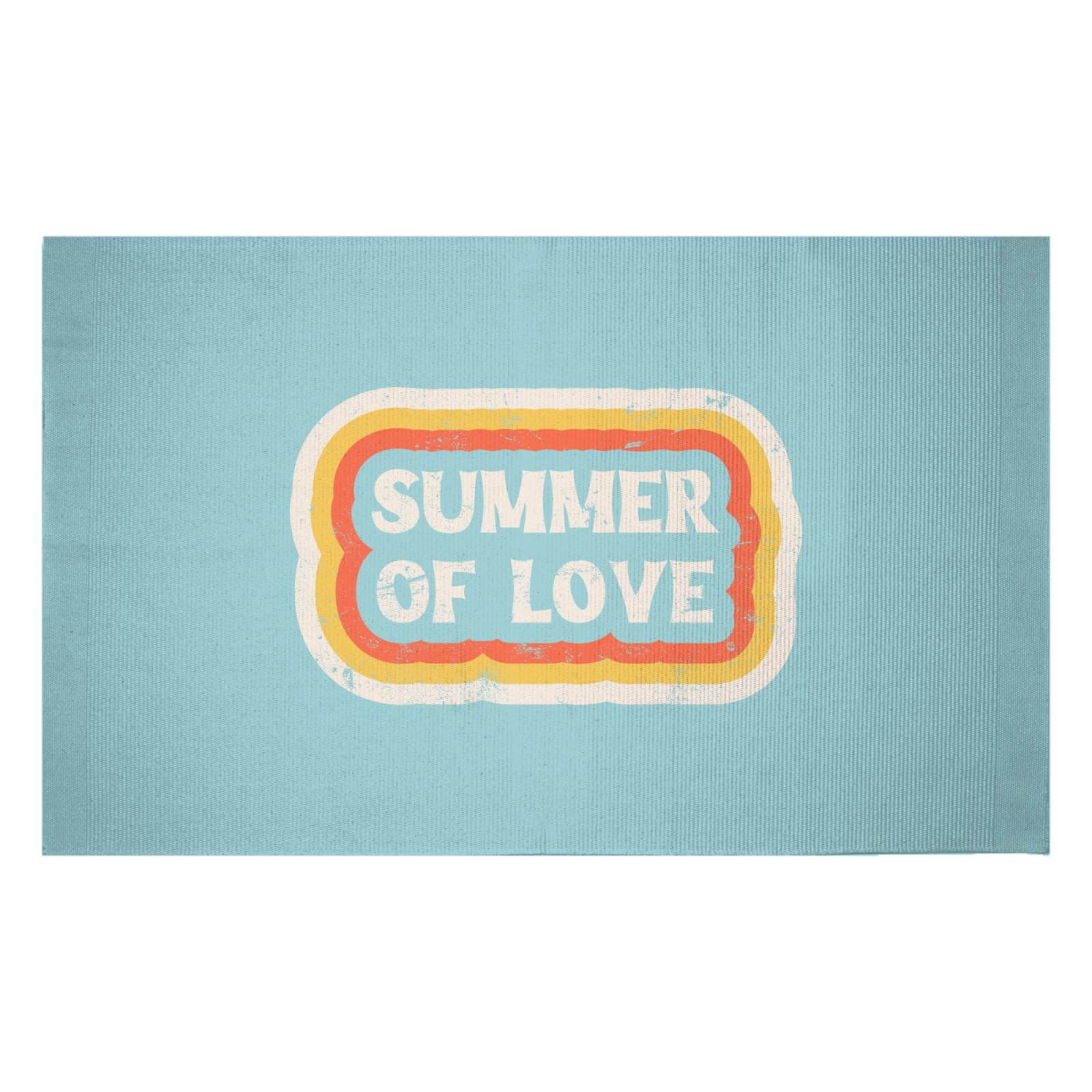 Summer Of Love Woven Rug - Small