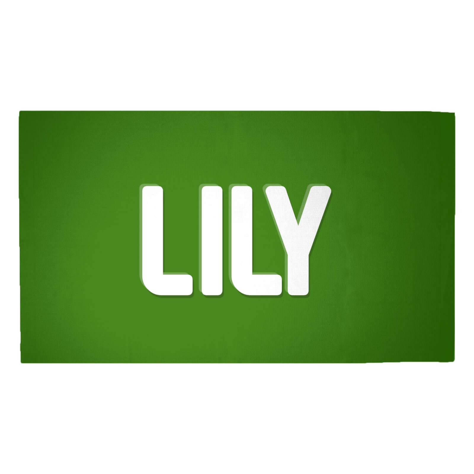 Embossed Lily Woven Rug - Medium