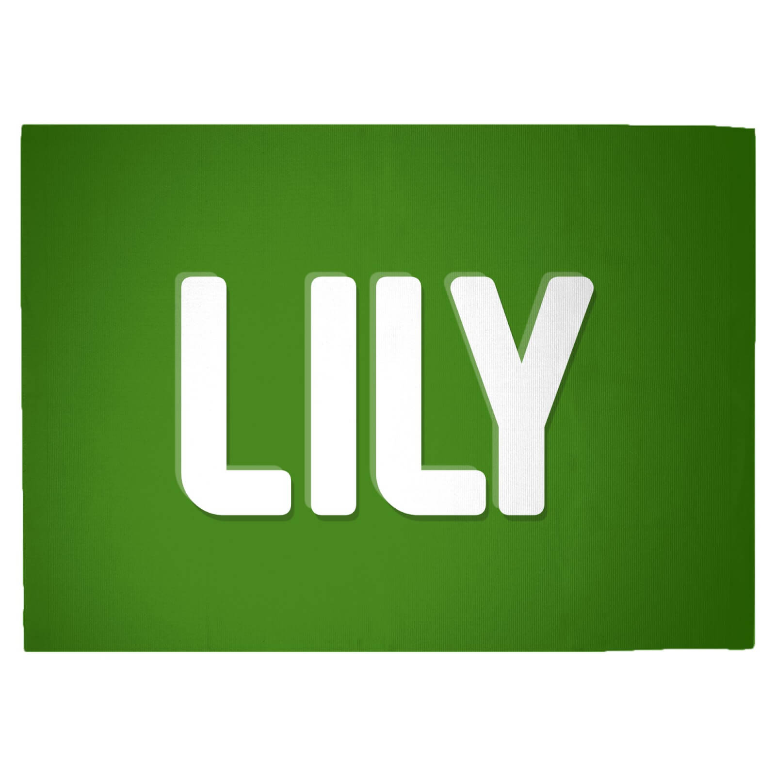 Embossed Lily Woven Rug - Large