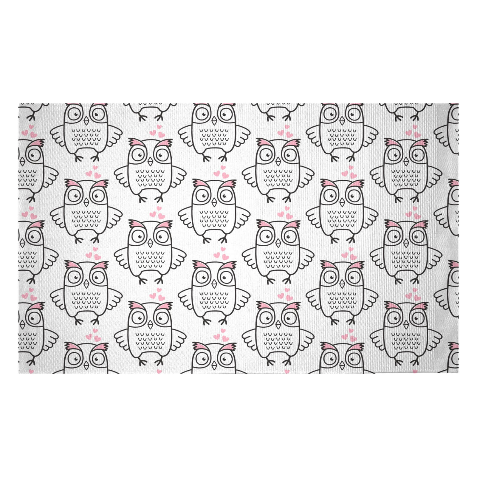 Loving Owl Woven Rug - Small