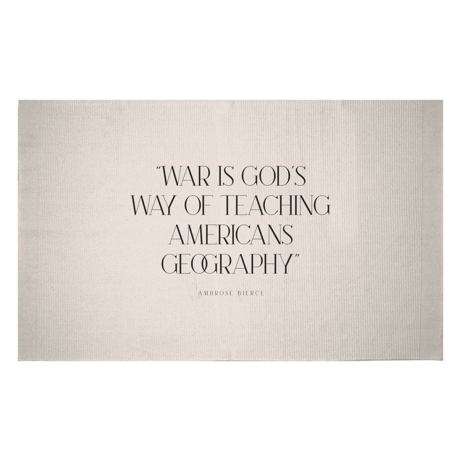 War Is God's Way Woven Rug - Small