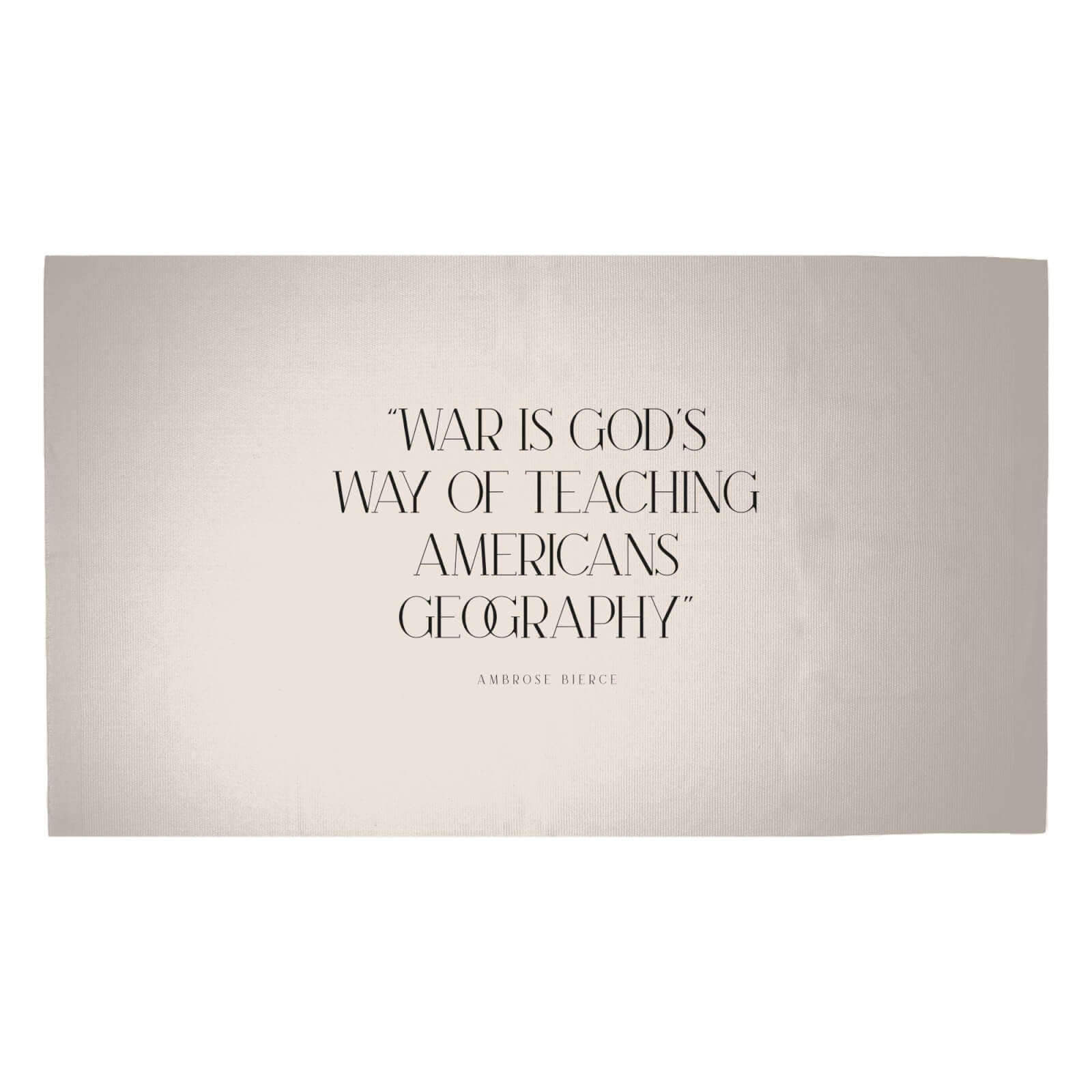 War Is God's Way Woven Rug - Medium