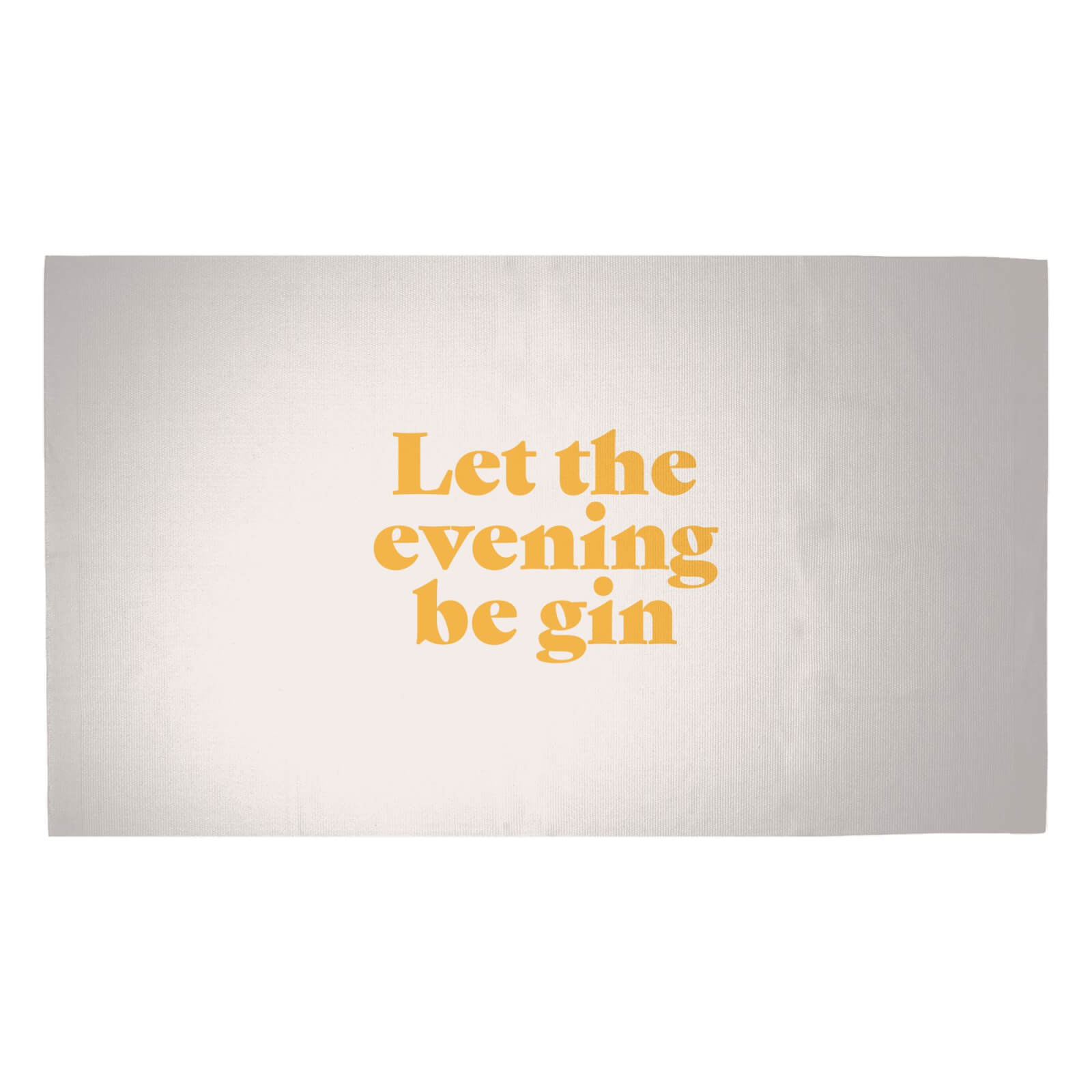 Let The Evening Be Gin Woven Rug - Medium