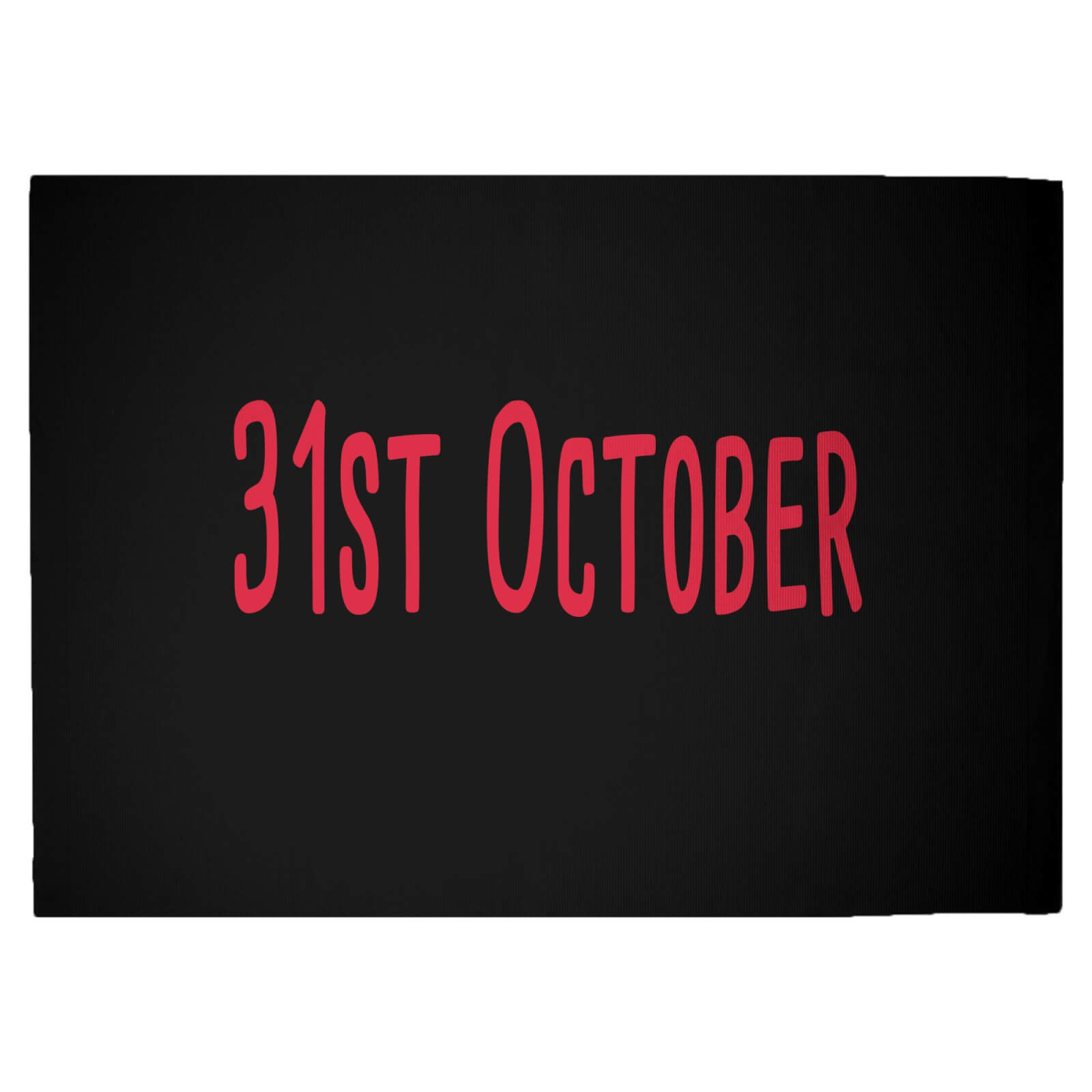 31st October Woven Rug - Large