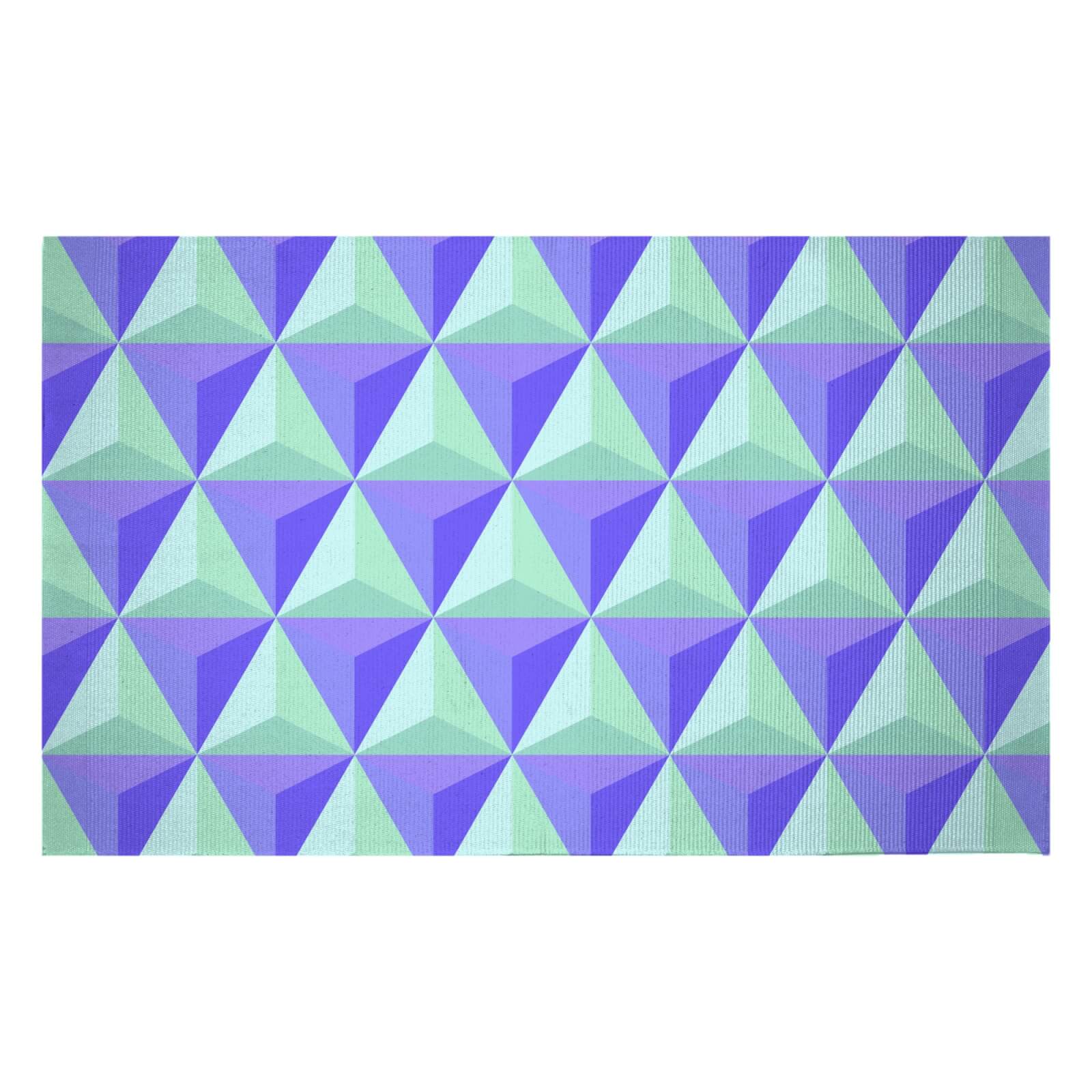 3D Triangle Woven Rug - Small
