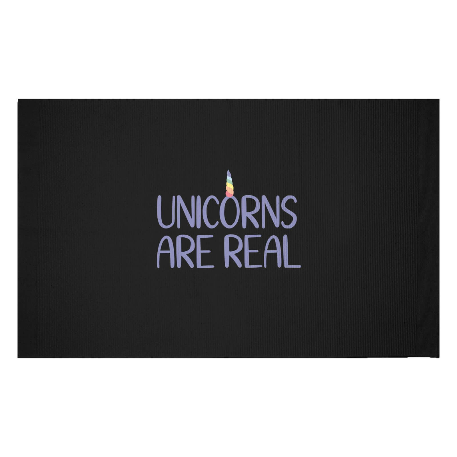 Unicorns Are Real Woven Rug - Small