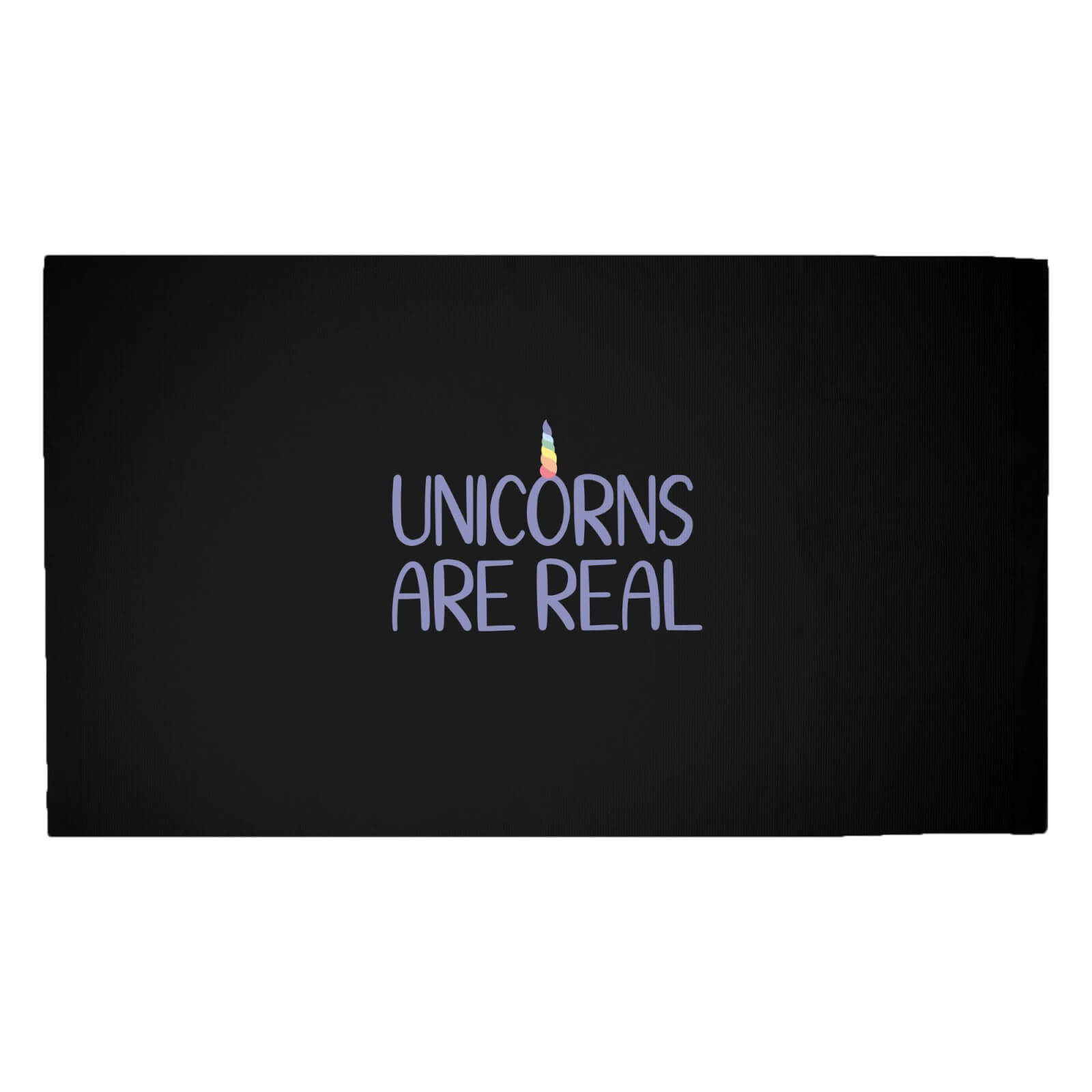 Unicorns Are Real Woven Rug - Medium