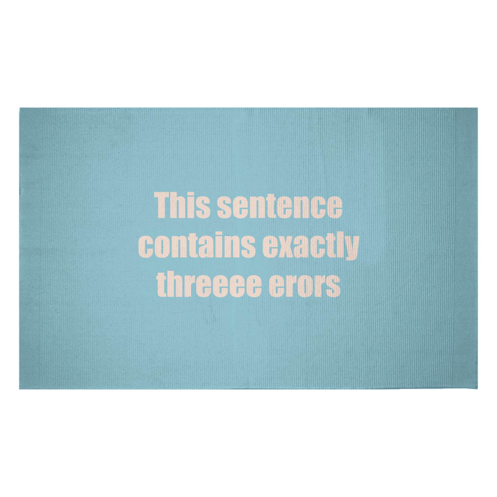 This Sentence Contains Woven Rug - Small