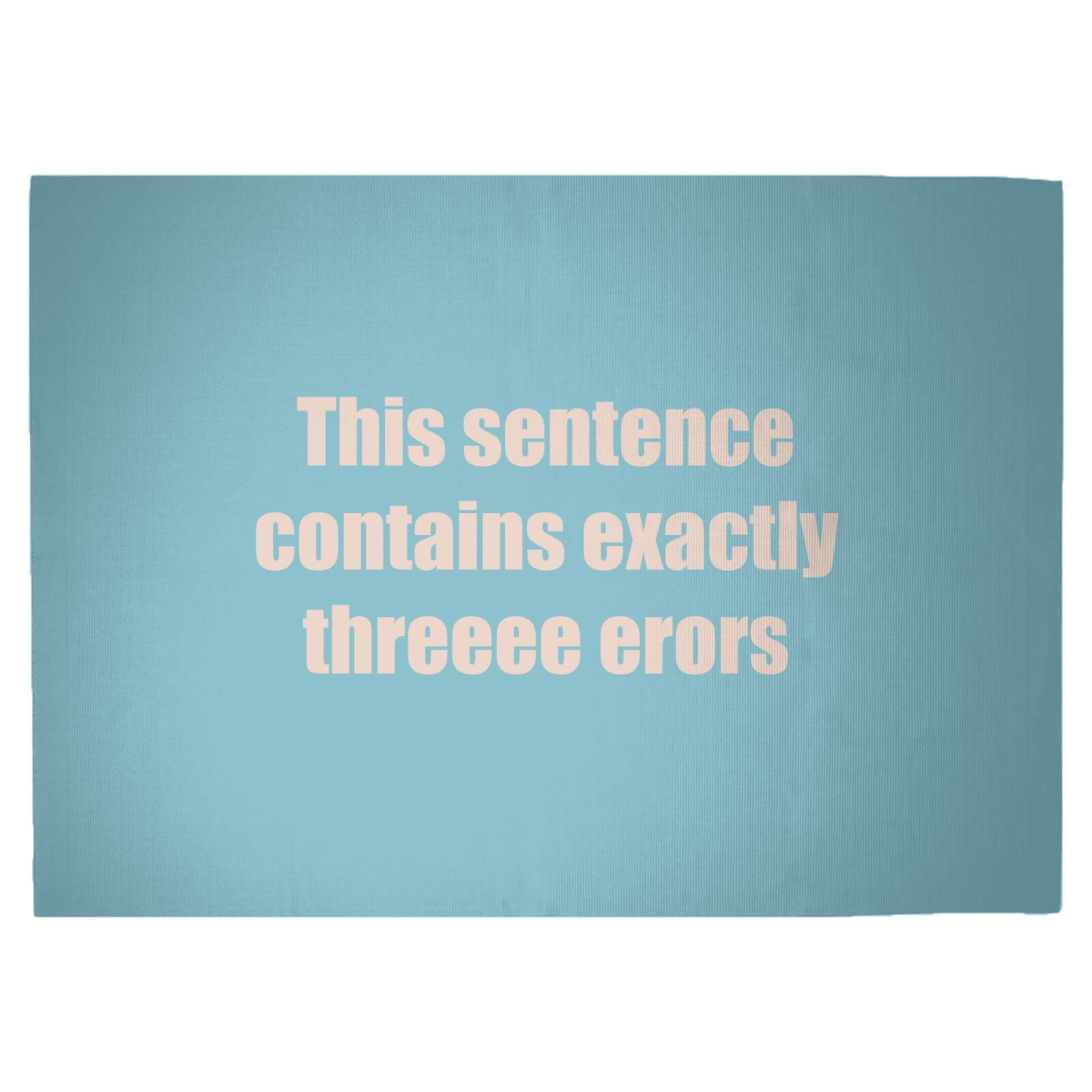 This Sentence Contains Woven Rug - Large