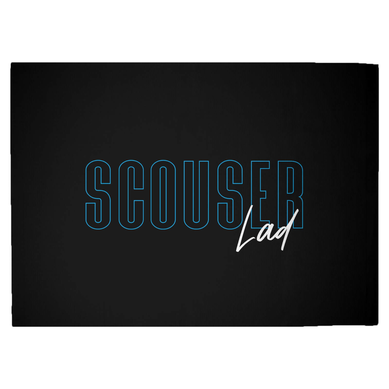 Scouser Lad Woven Rug - Large