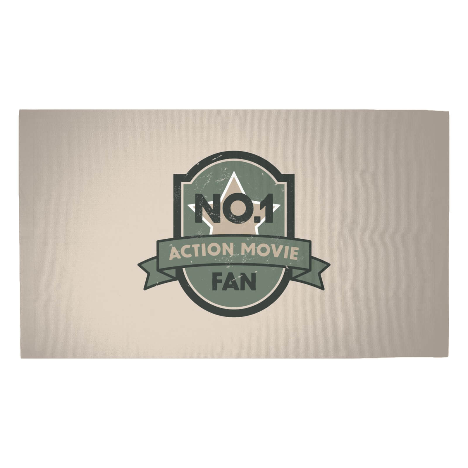 No.1 Action Movie Fan Woven Rug - Medium
