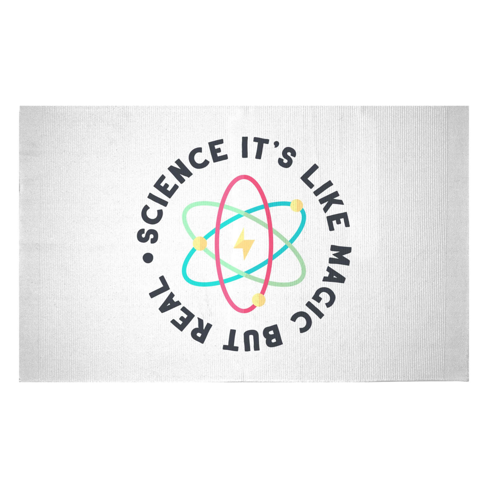 Science It's Like Magic But Real Woven Rug - Small