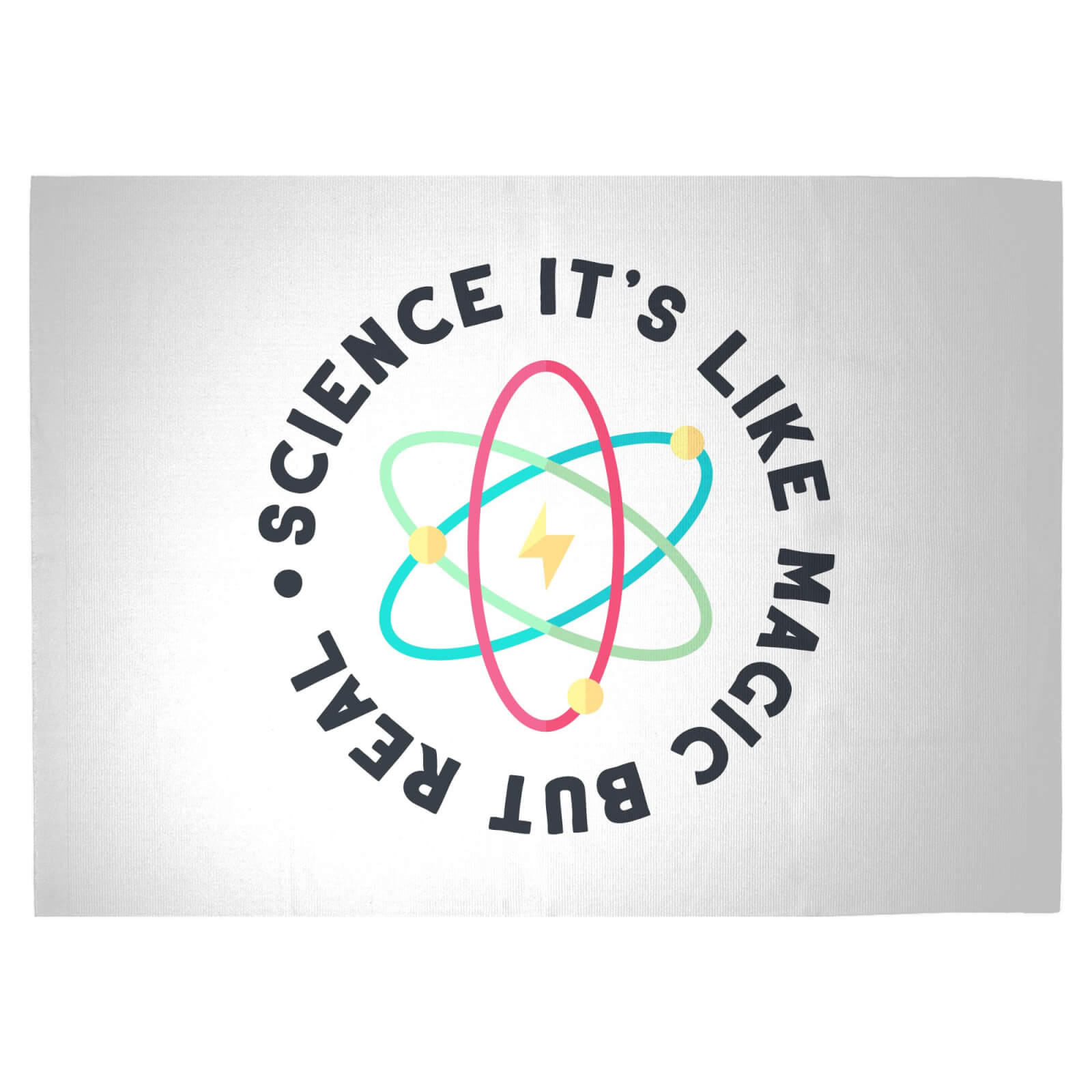 Science It's Like Magic But Real Woven Rug - Large