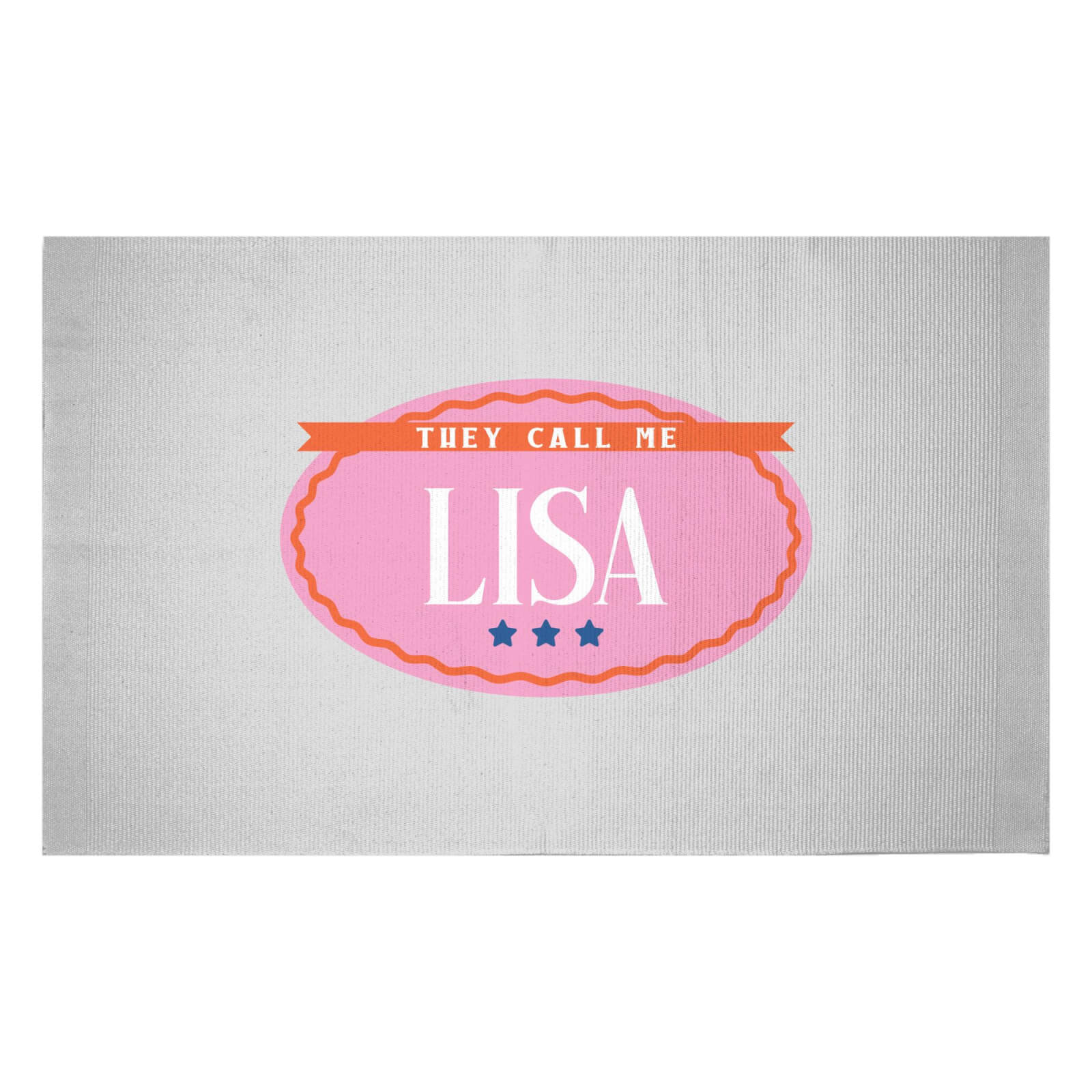 They Call Me Lisa Woven Rug - Small