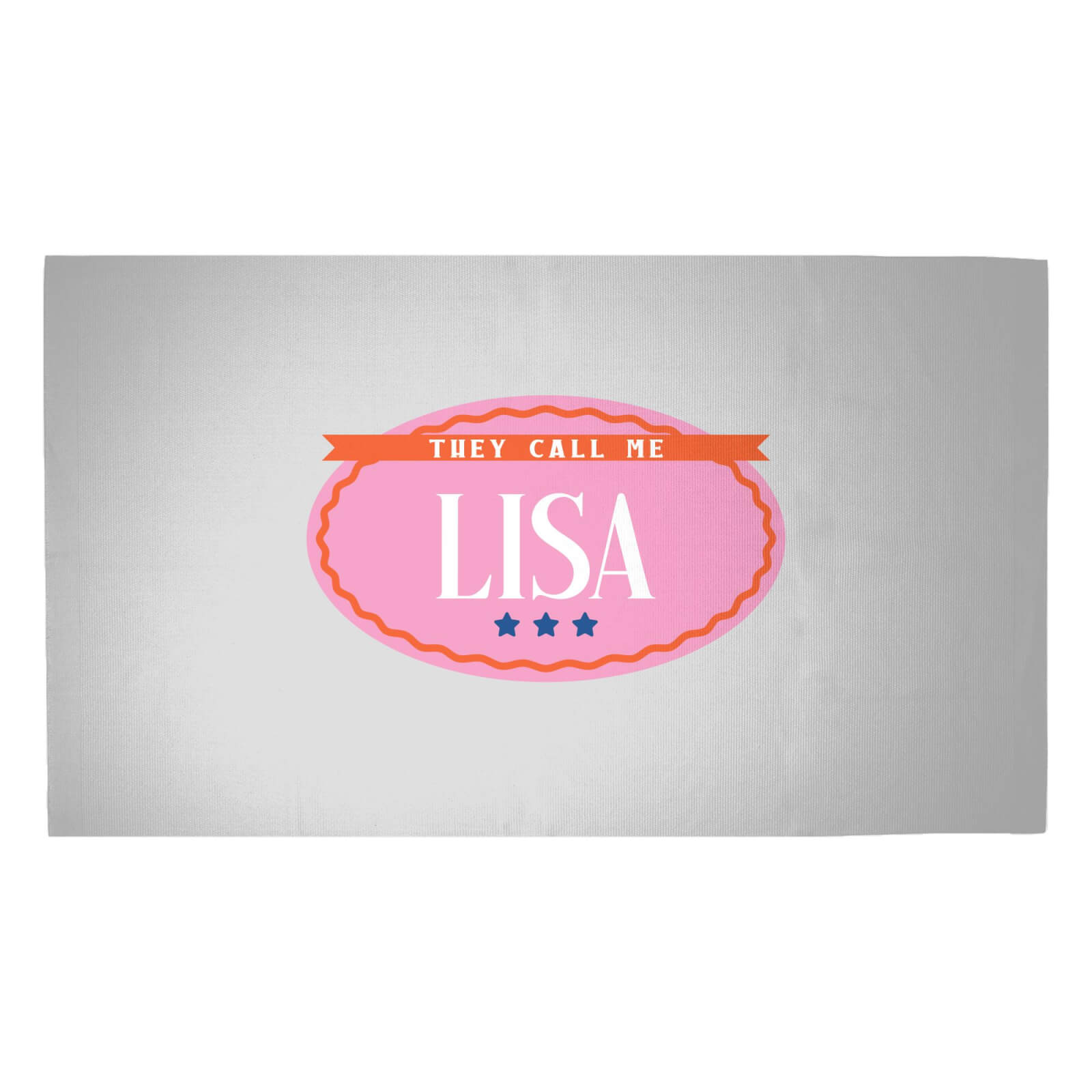 They Call Me Lisa Woven Rug - Medium