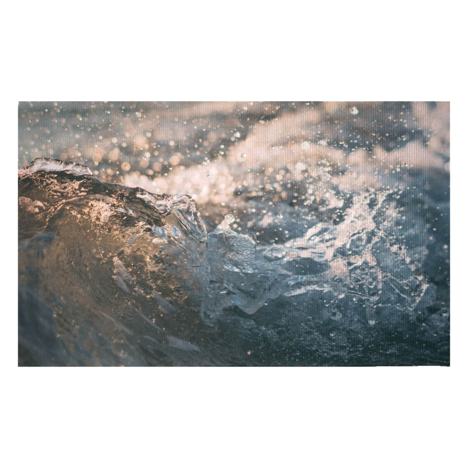 Wave Texture Woven Rug - Small
