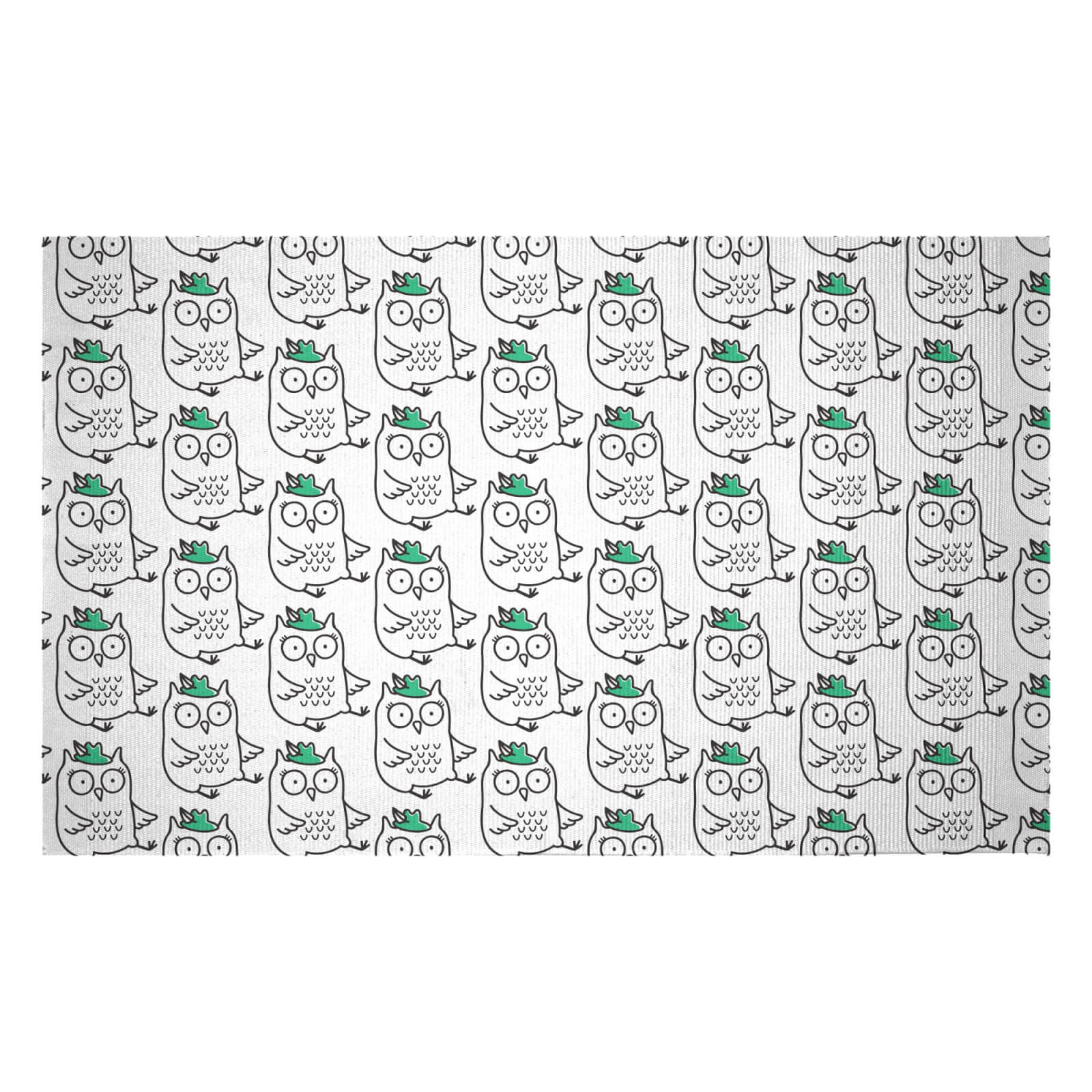 Sitting Owl Woven Rug - Small