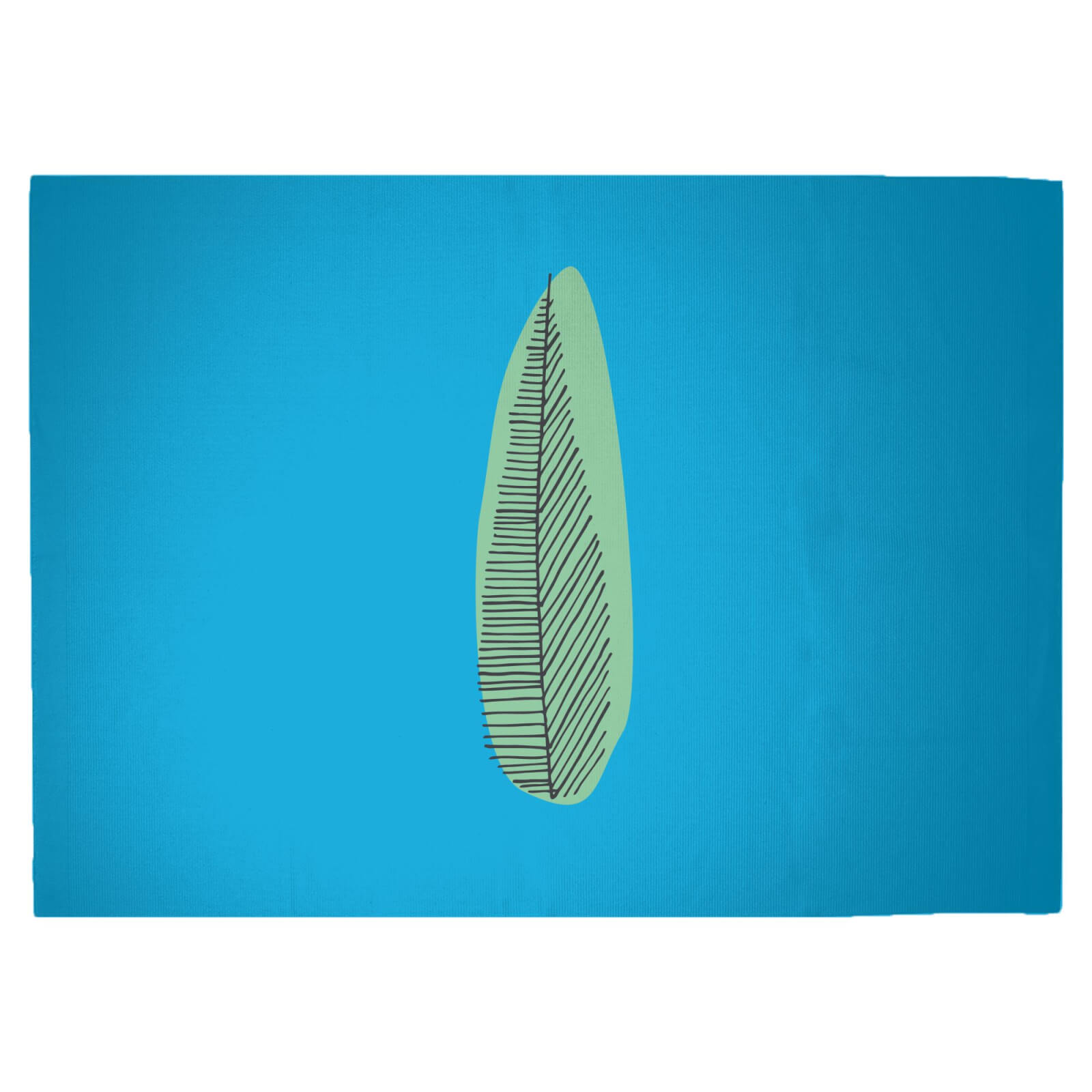 Leaf Woven Rug - Large