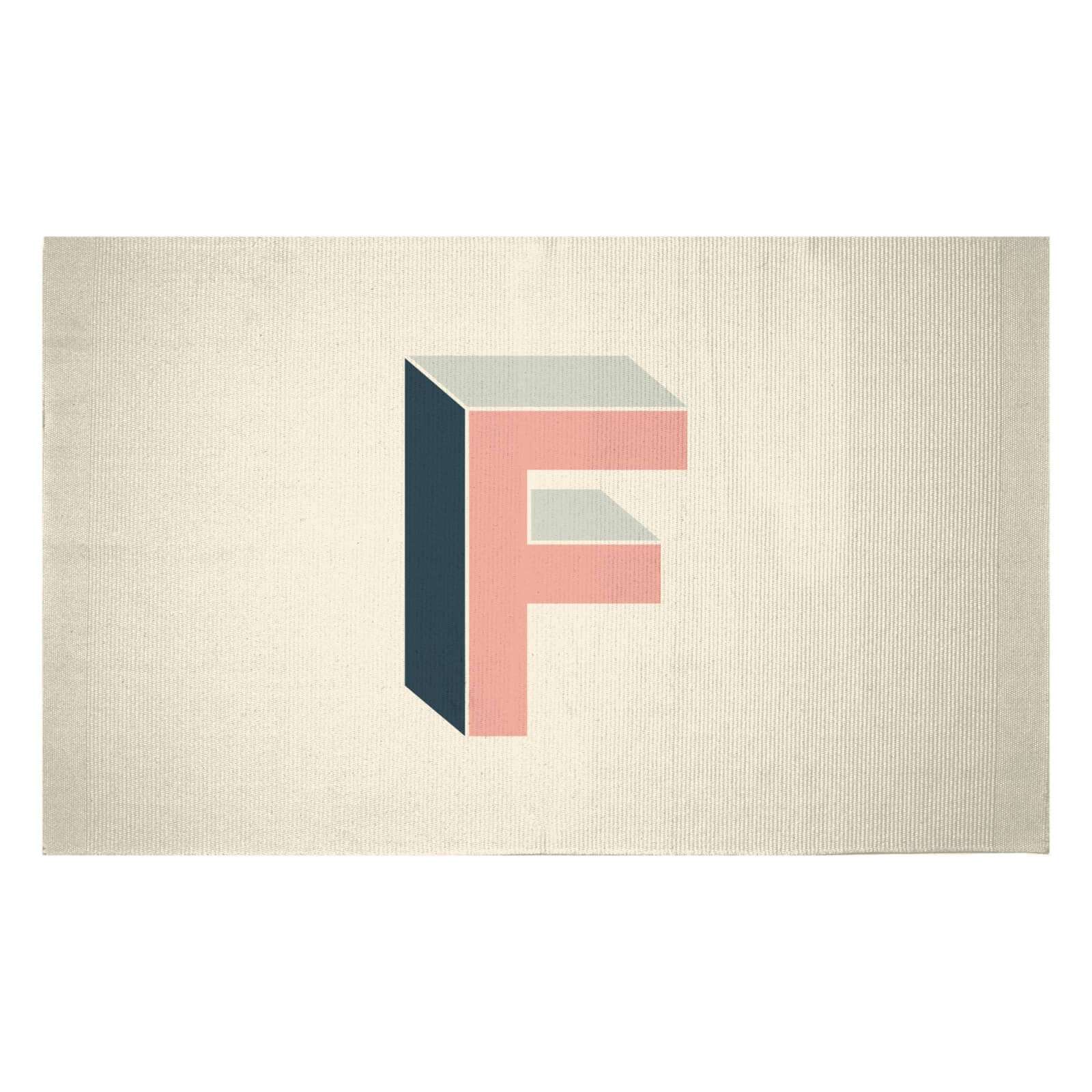 F Woven Rug - Small