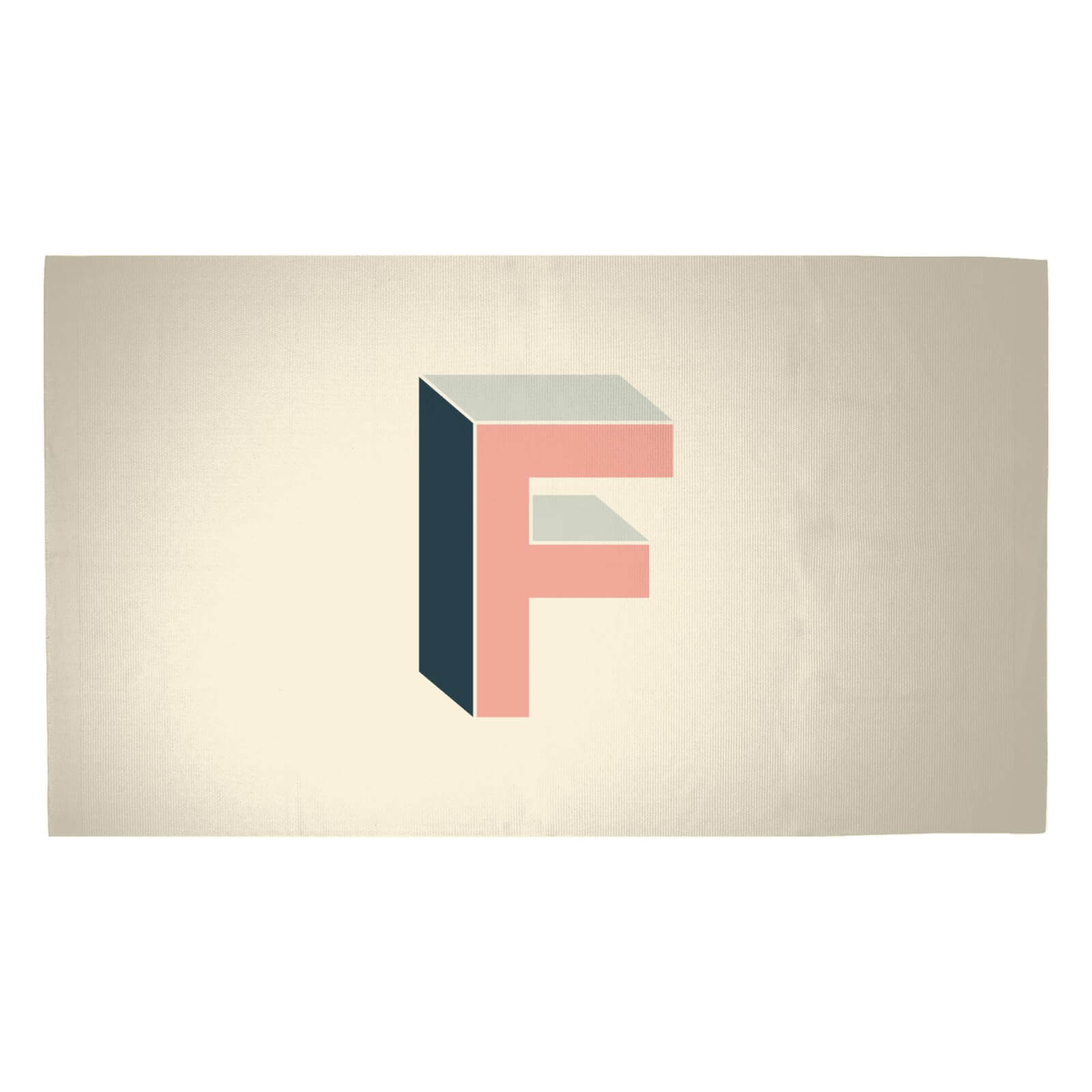 F Woven Rug - Medium