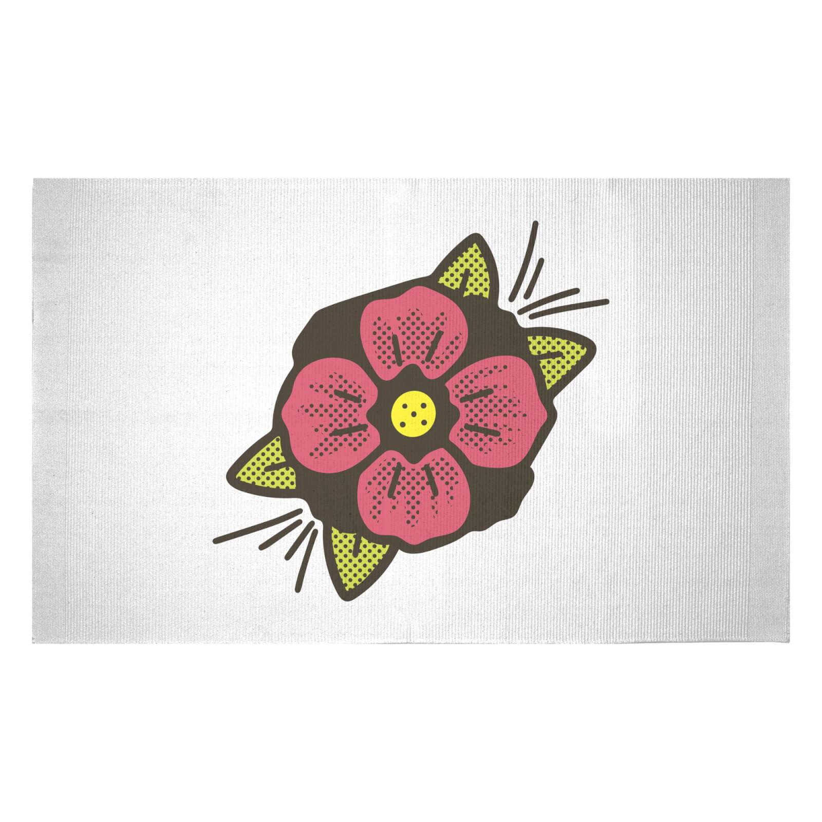Summer Flower Woven Rug - Small