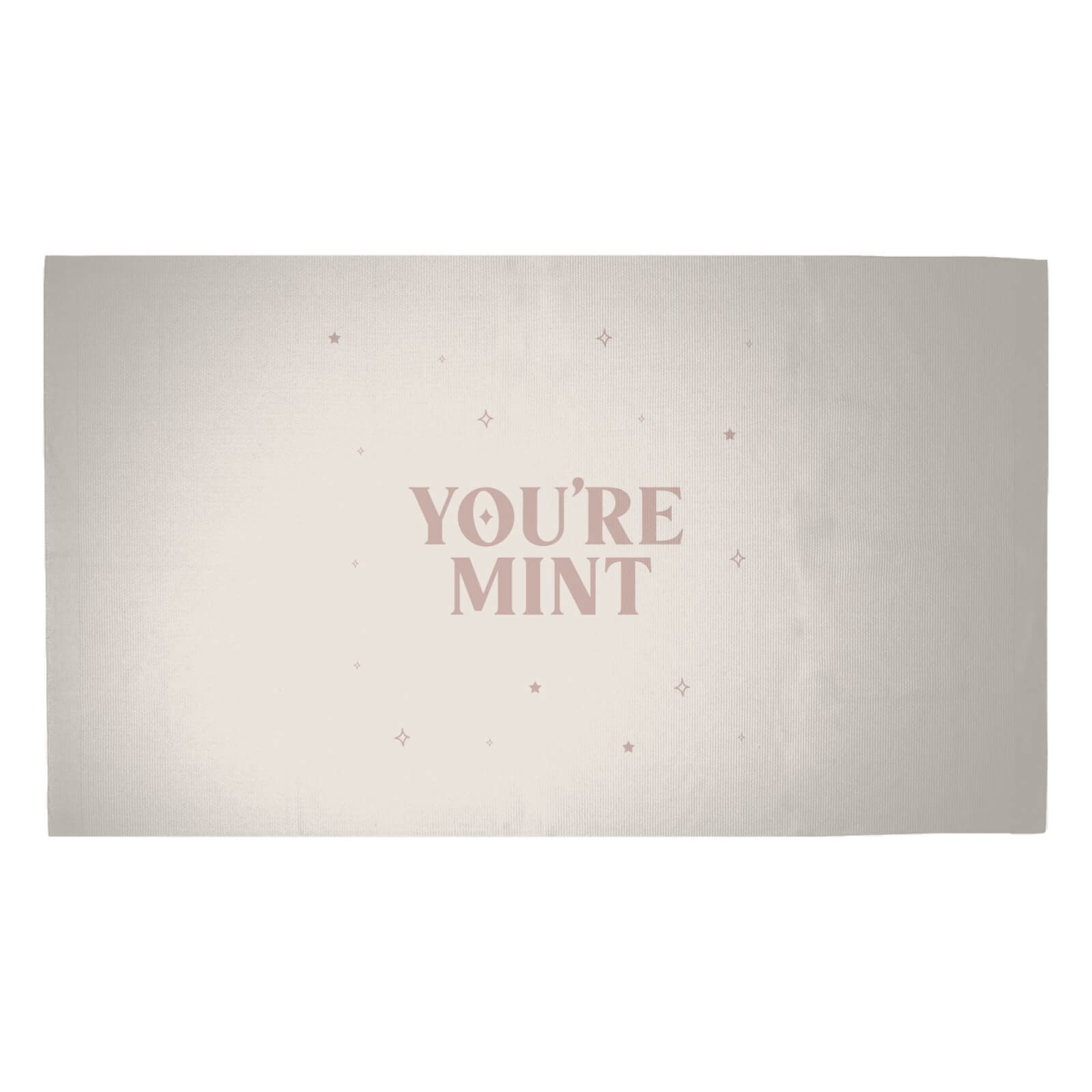 You're Mint Woven Rug - Medium