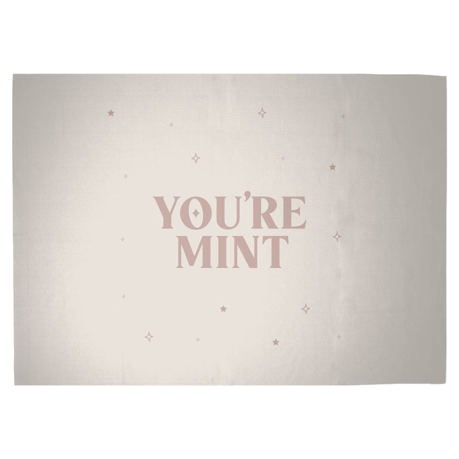 You're Mint Woven Rug - Large