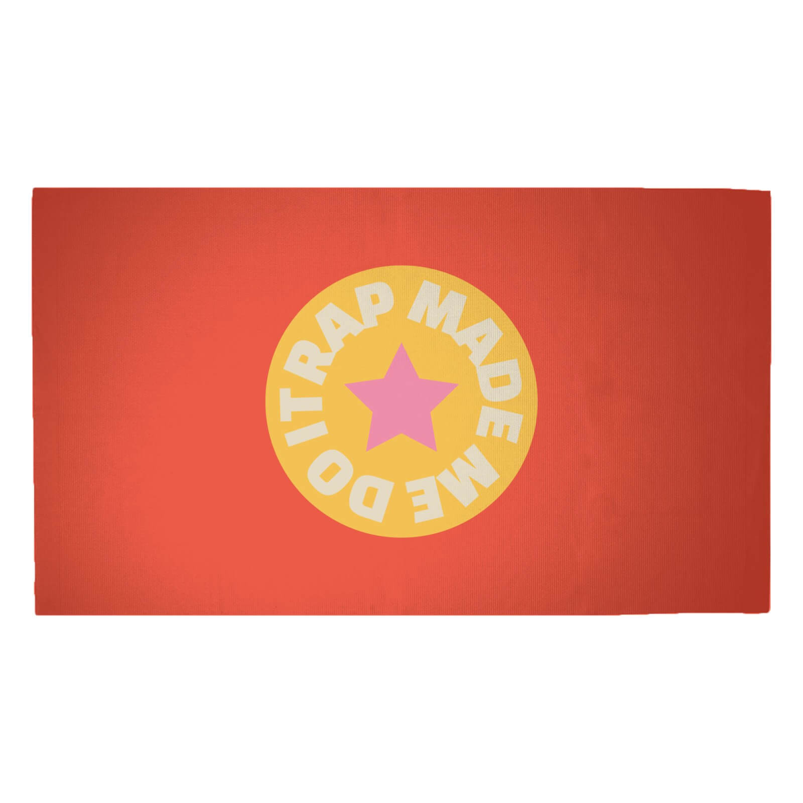Rap Made Me Do It Woven Rug - Medium