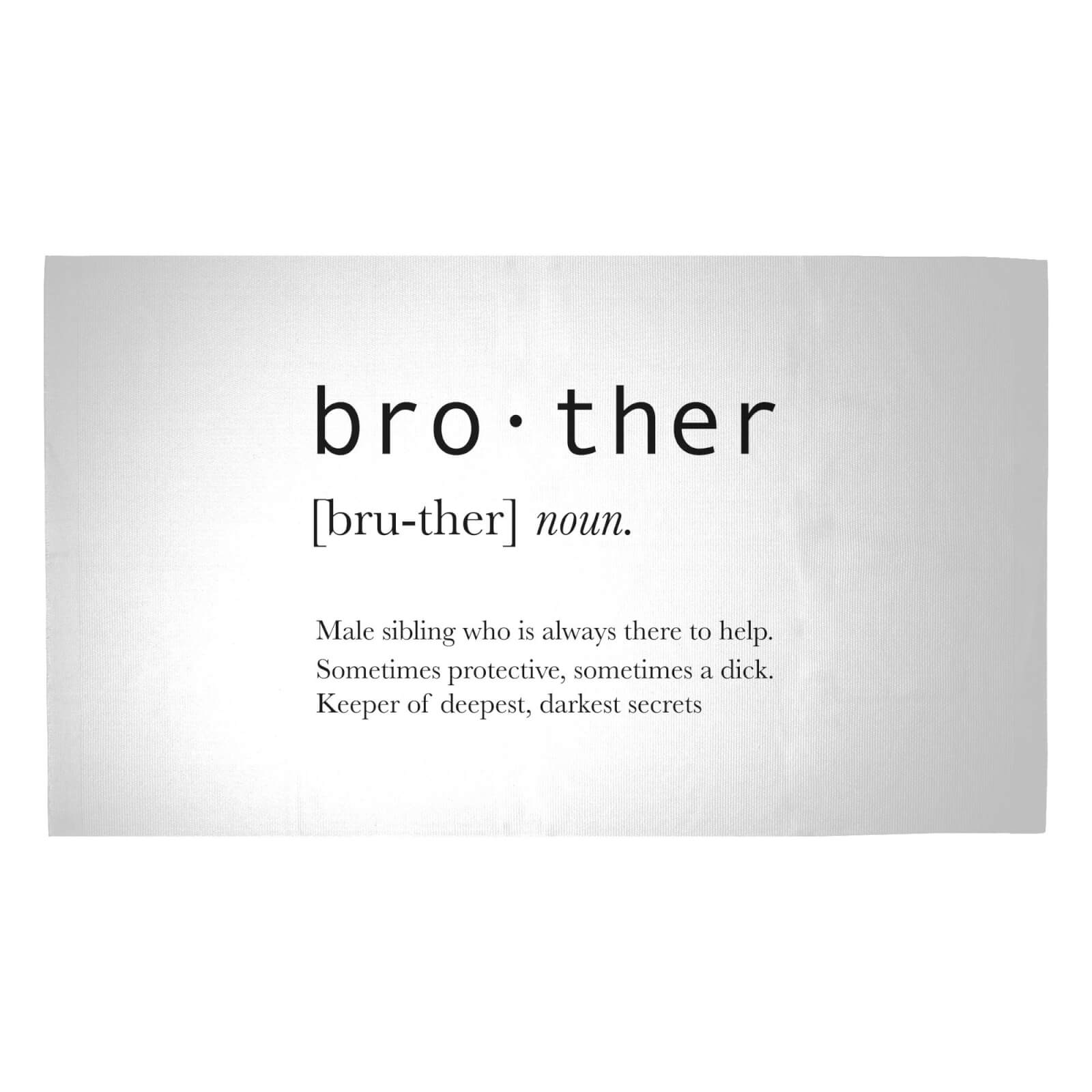 Brother Definition Woven Rug - Medium