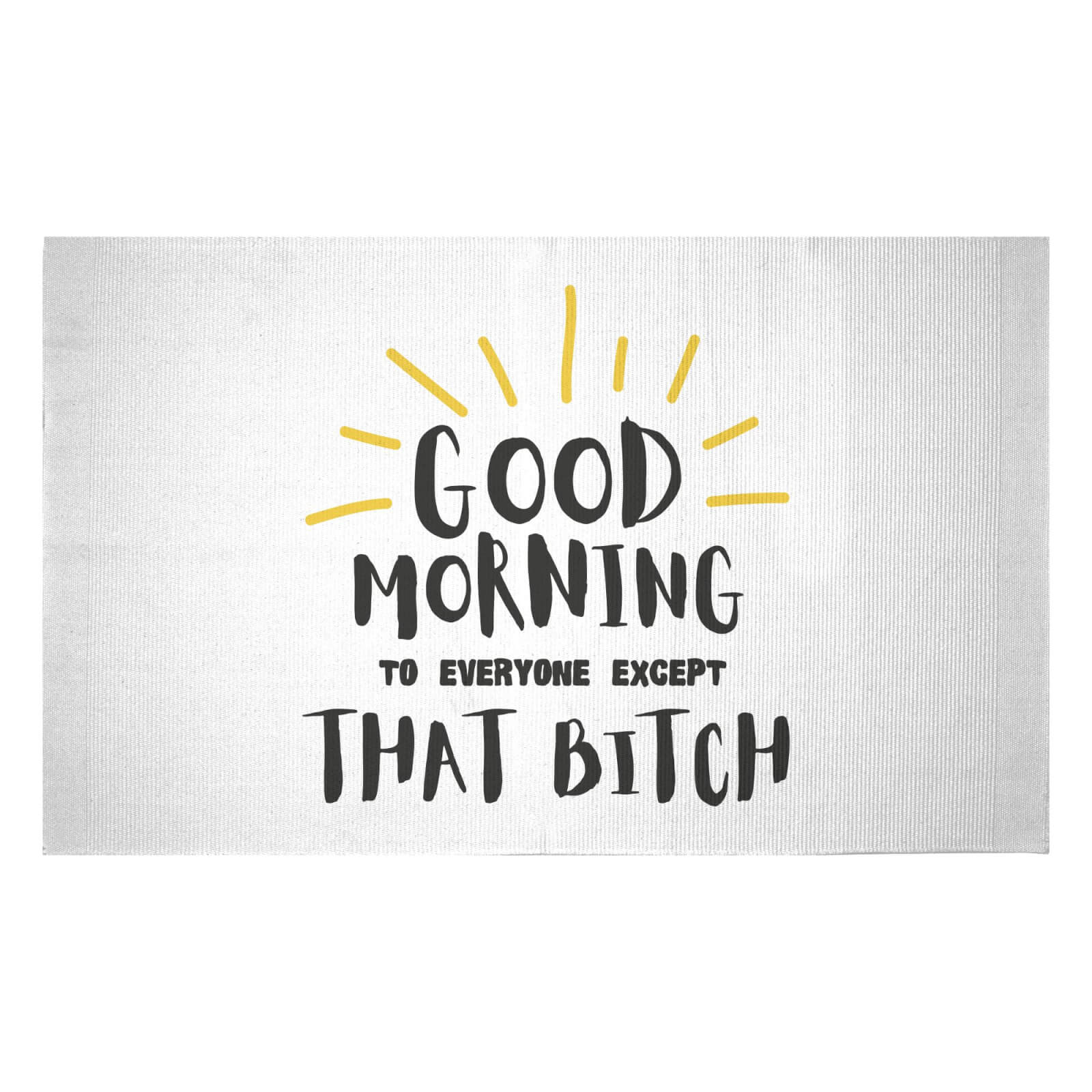 Good Morning Woven Rug - Small