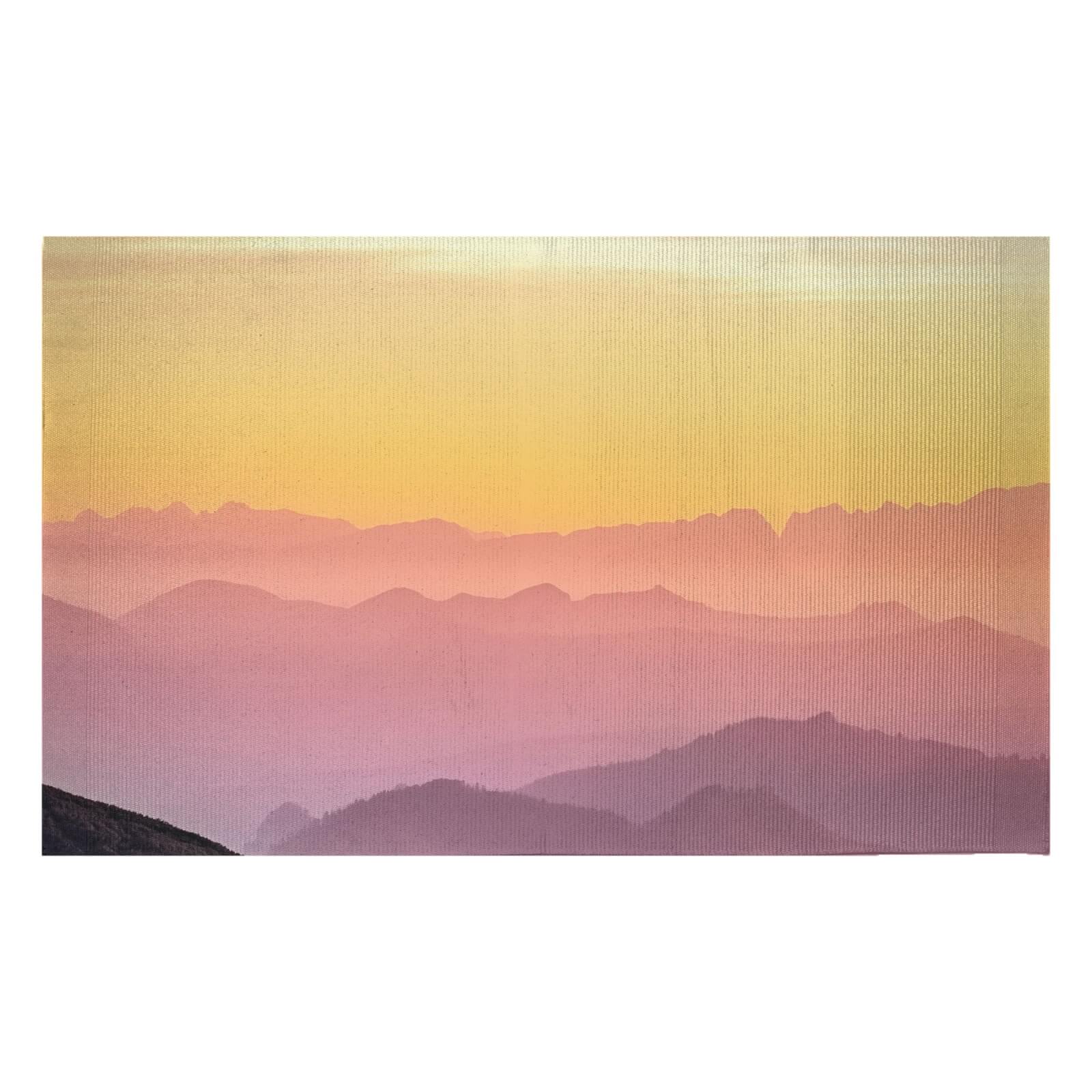 Rainbow Horizon Woven Rug - Small