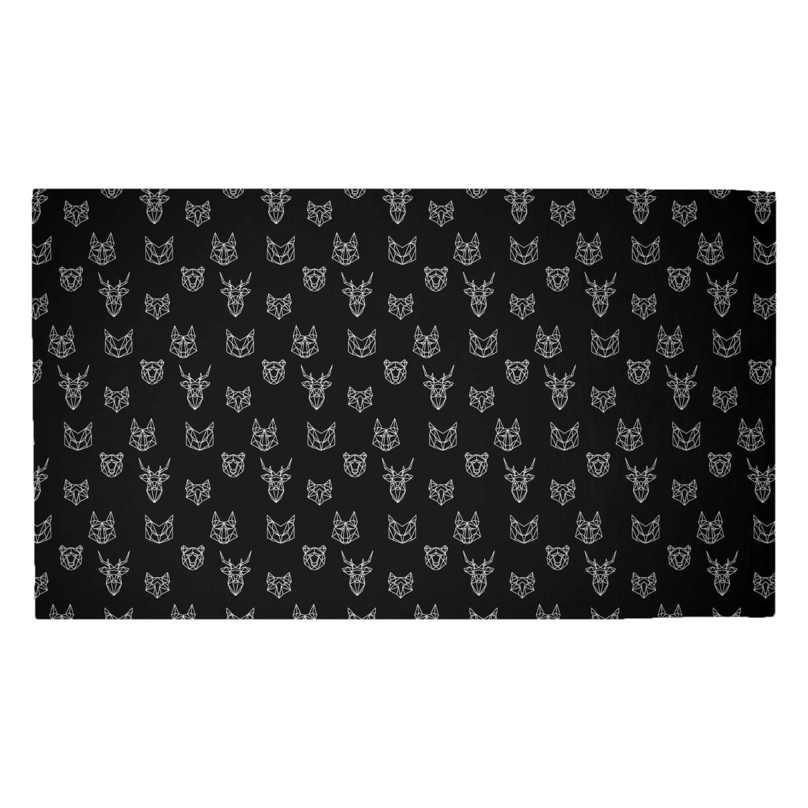 Animals Of The Night Forest Woven Rug - Medium