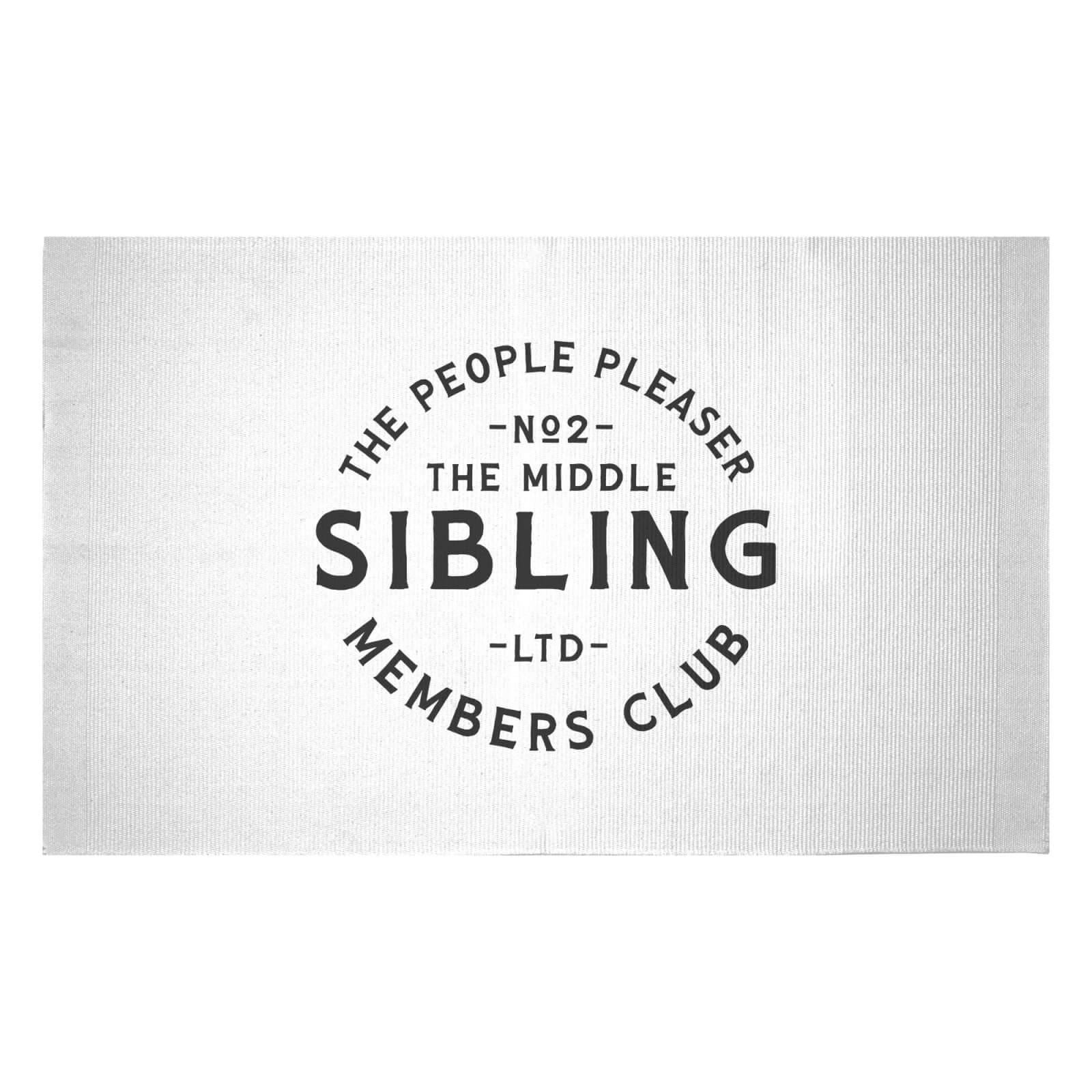 The Middle Sibling The People Pleaser Woven Rug - Small