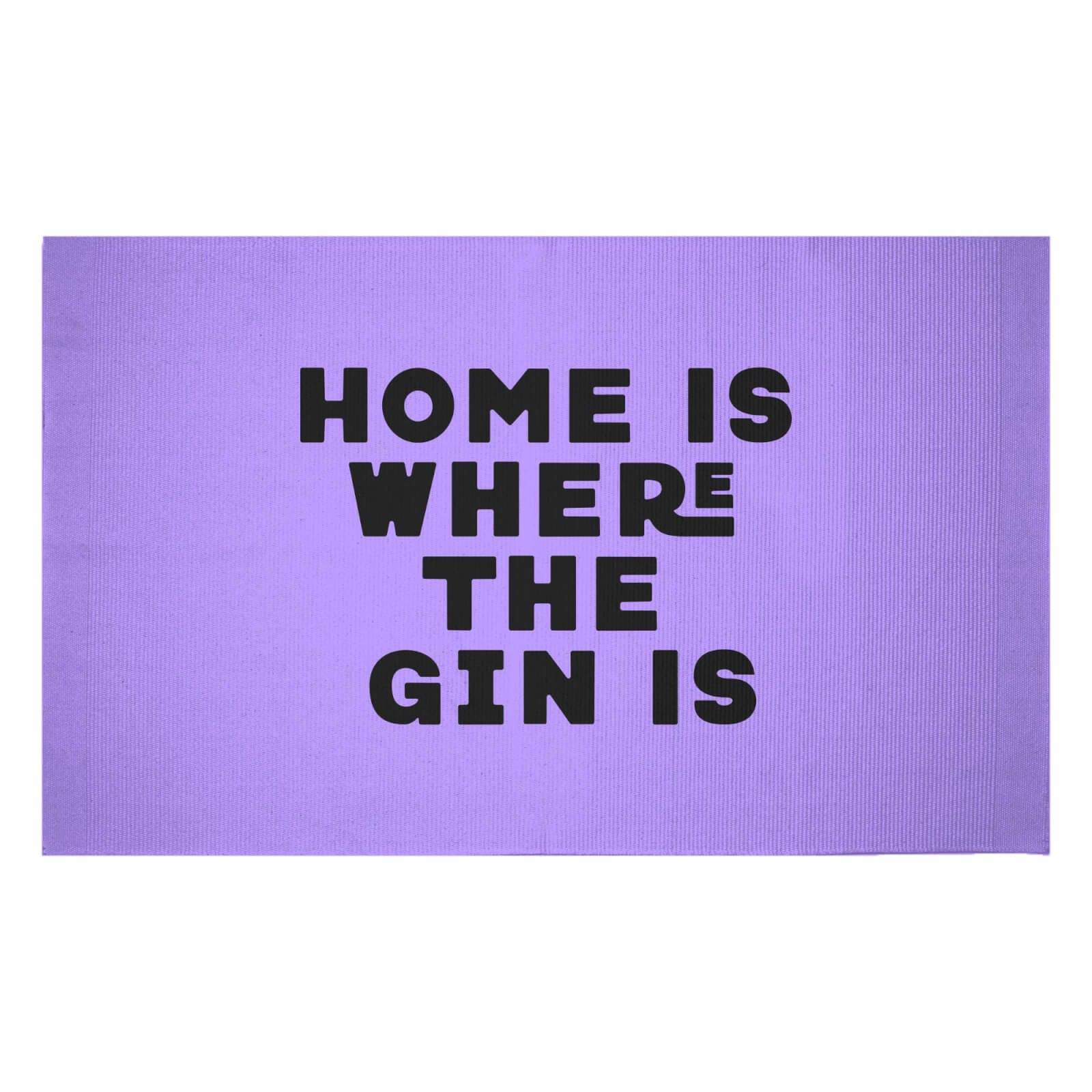 Home Is Where The Gin Is Woven Rug - Small