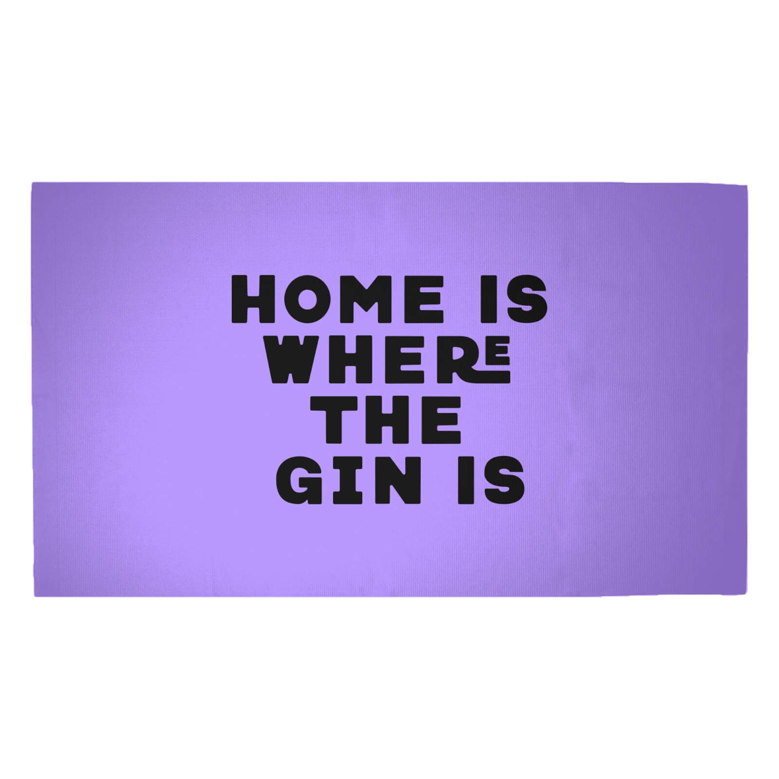 Home Is Where The Gin Is Woven Rug - Medium