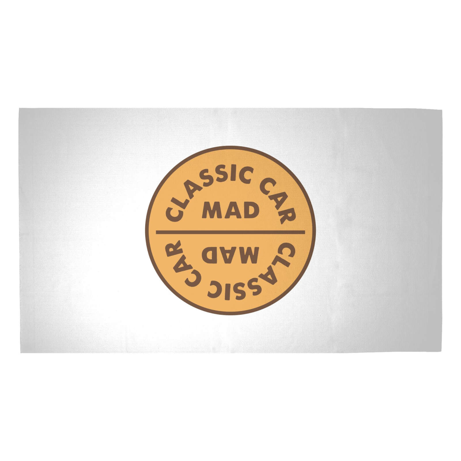 Classic Car Mad Woven Rug - Medium