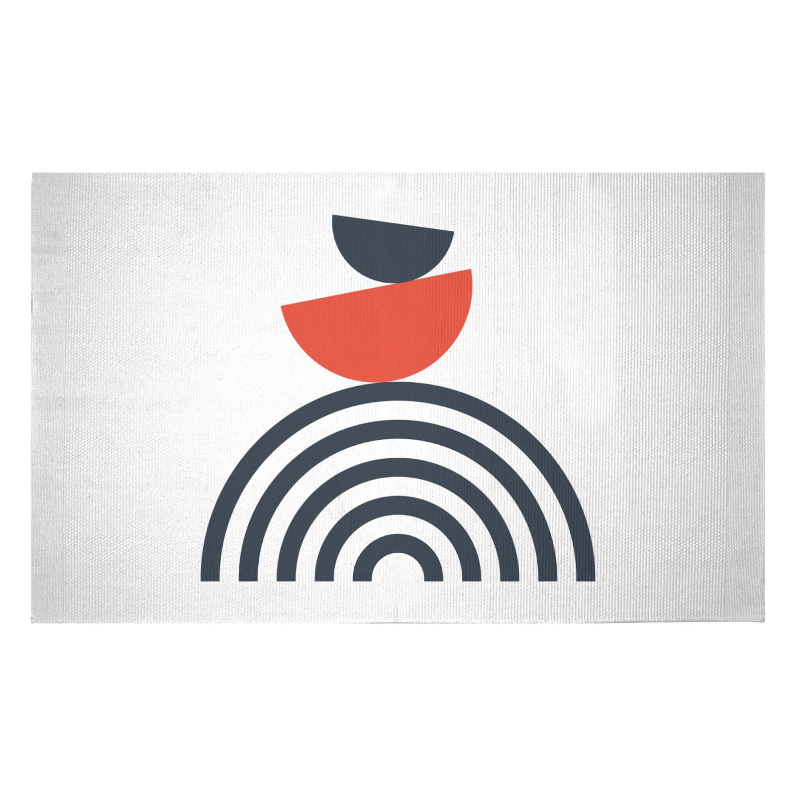 Rainbow Balancing Act Woven Rug - Small