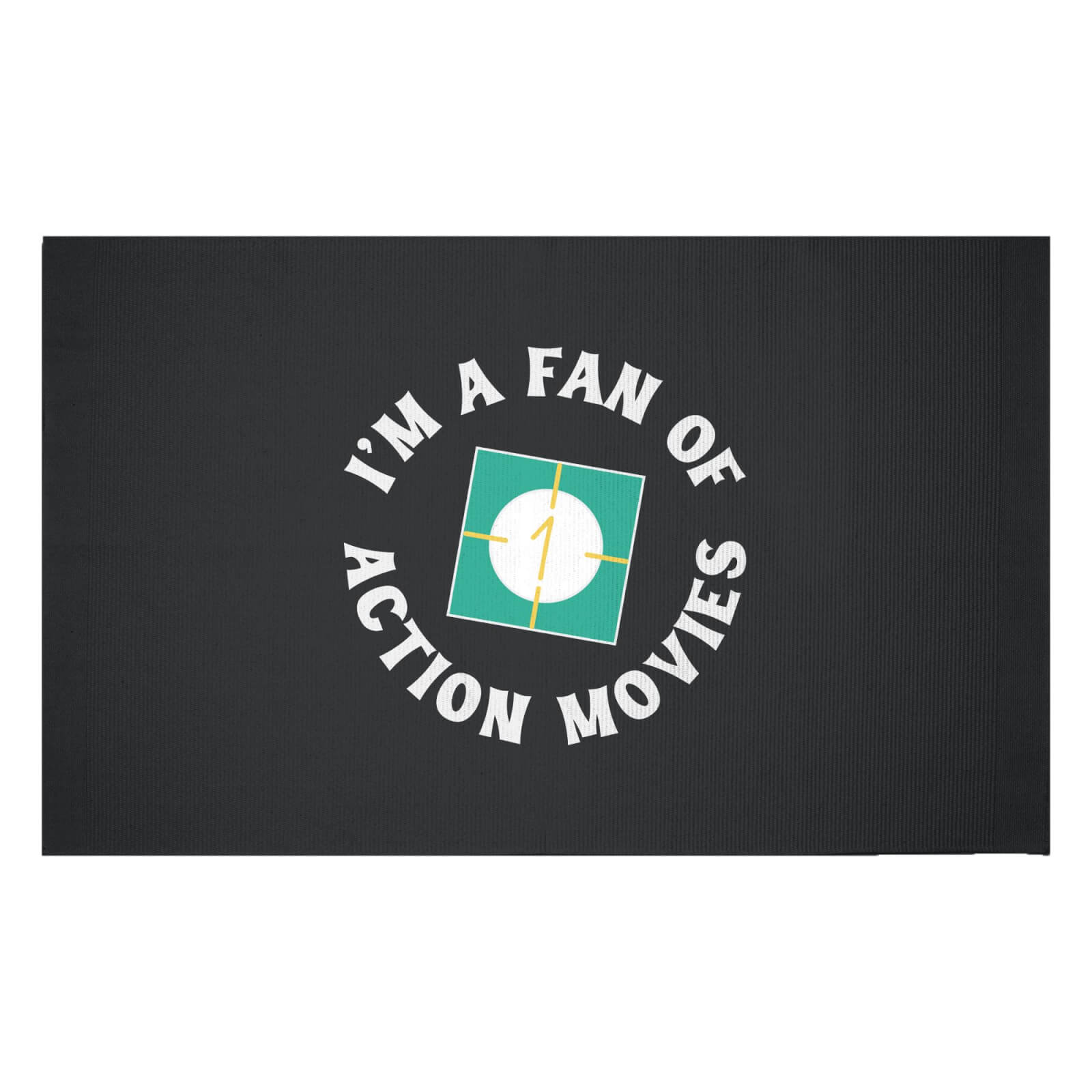 I'm A Fan Of Action Movies Woven Rug - Small