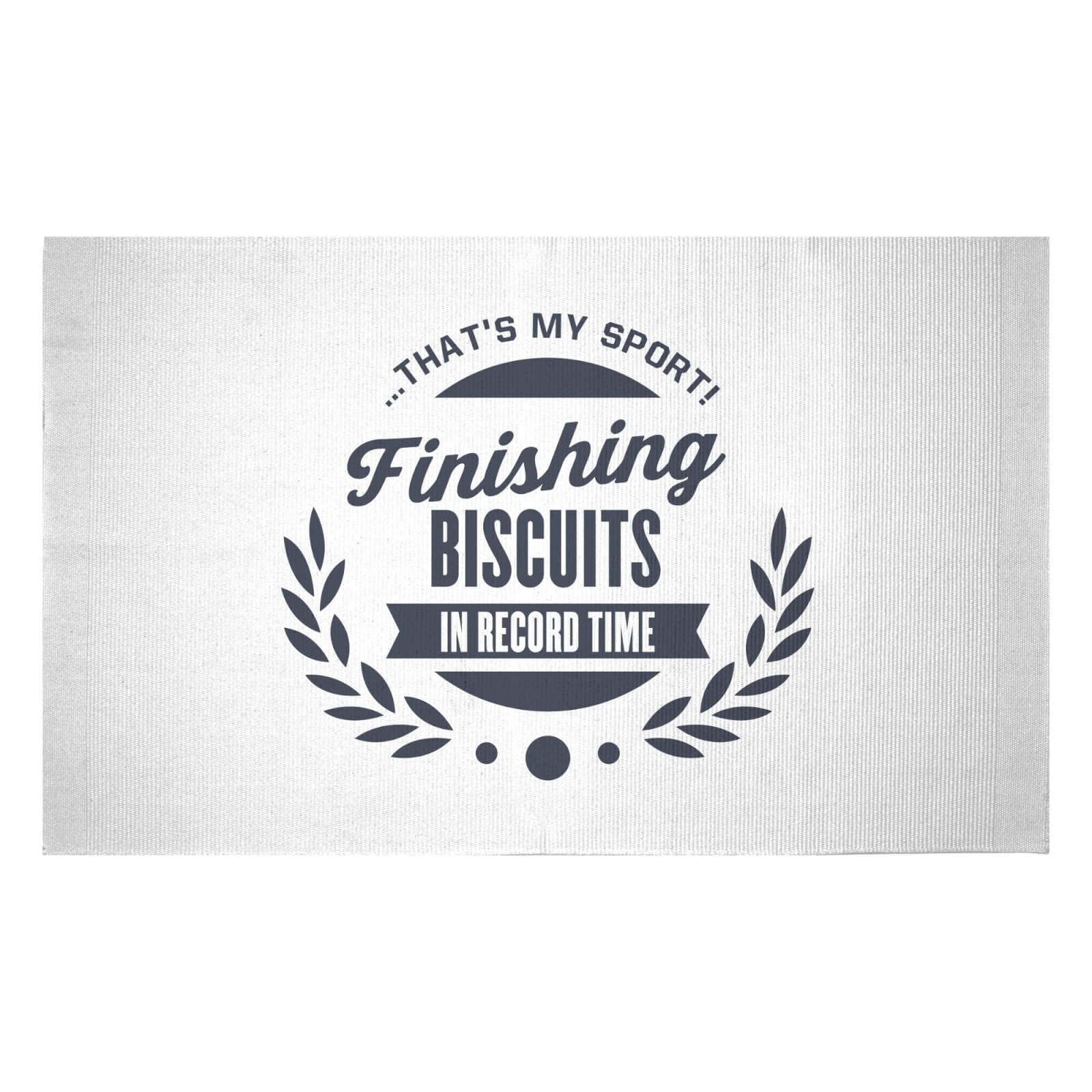 Finishing Biscuits Woven Rug - Small