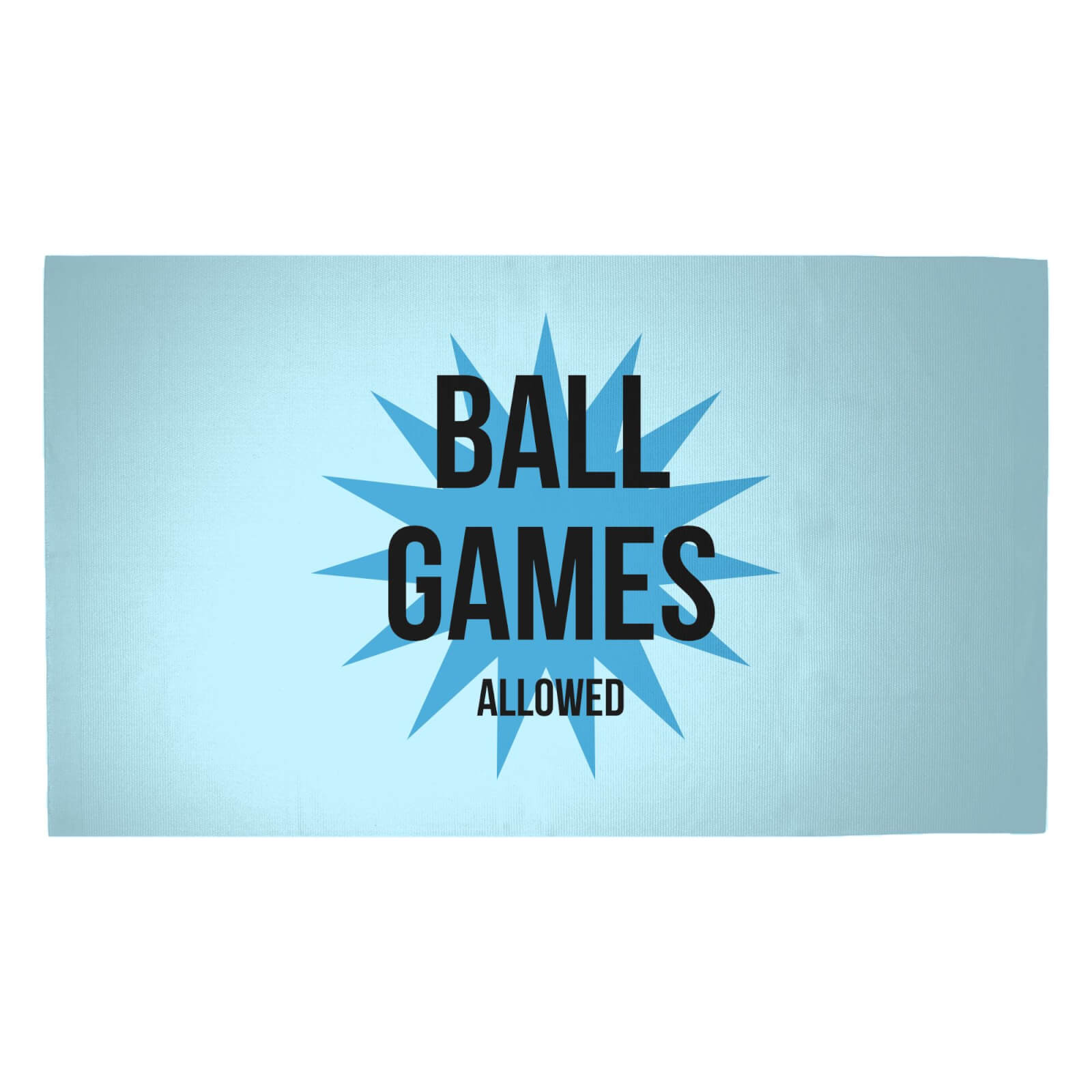 Ball Games Allowed Woven Rug - Medium