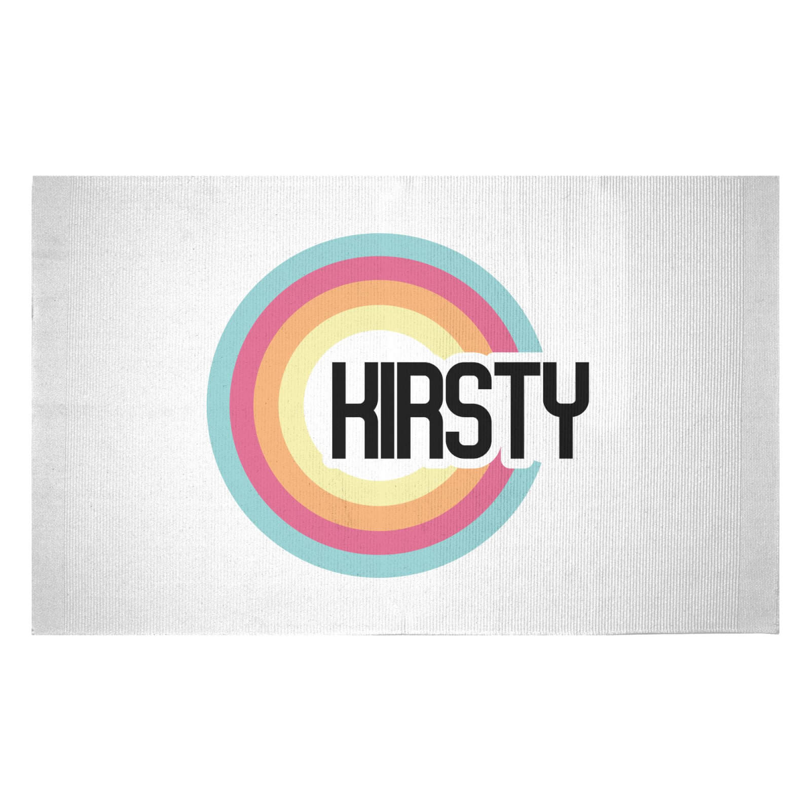 Kirsty Rainbow Woven Rug - Small
