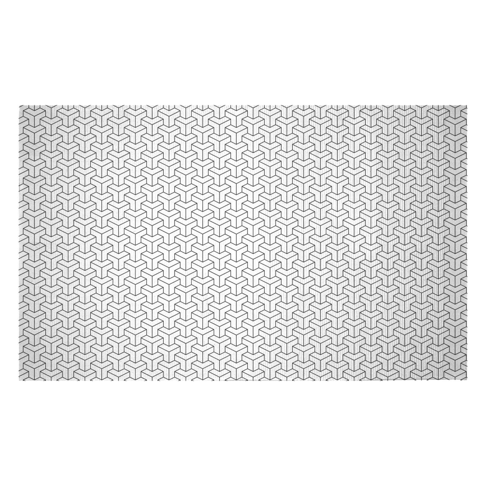 Cubes Woven Rug - Small