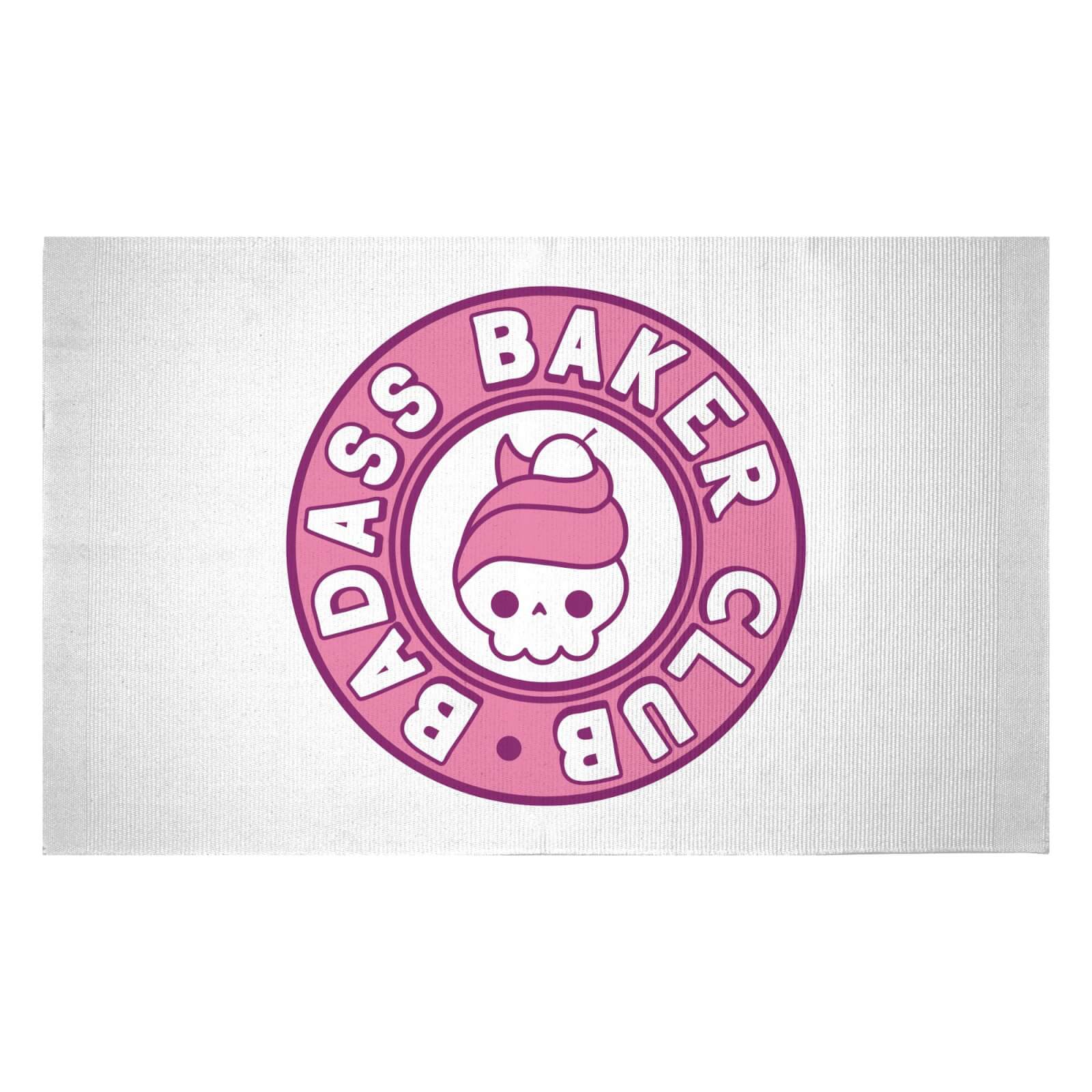 Badass Baker Club Woven Rug - Small